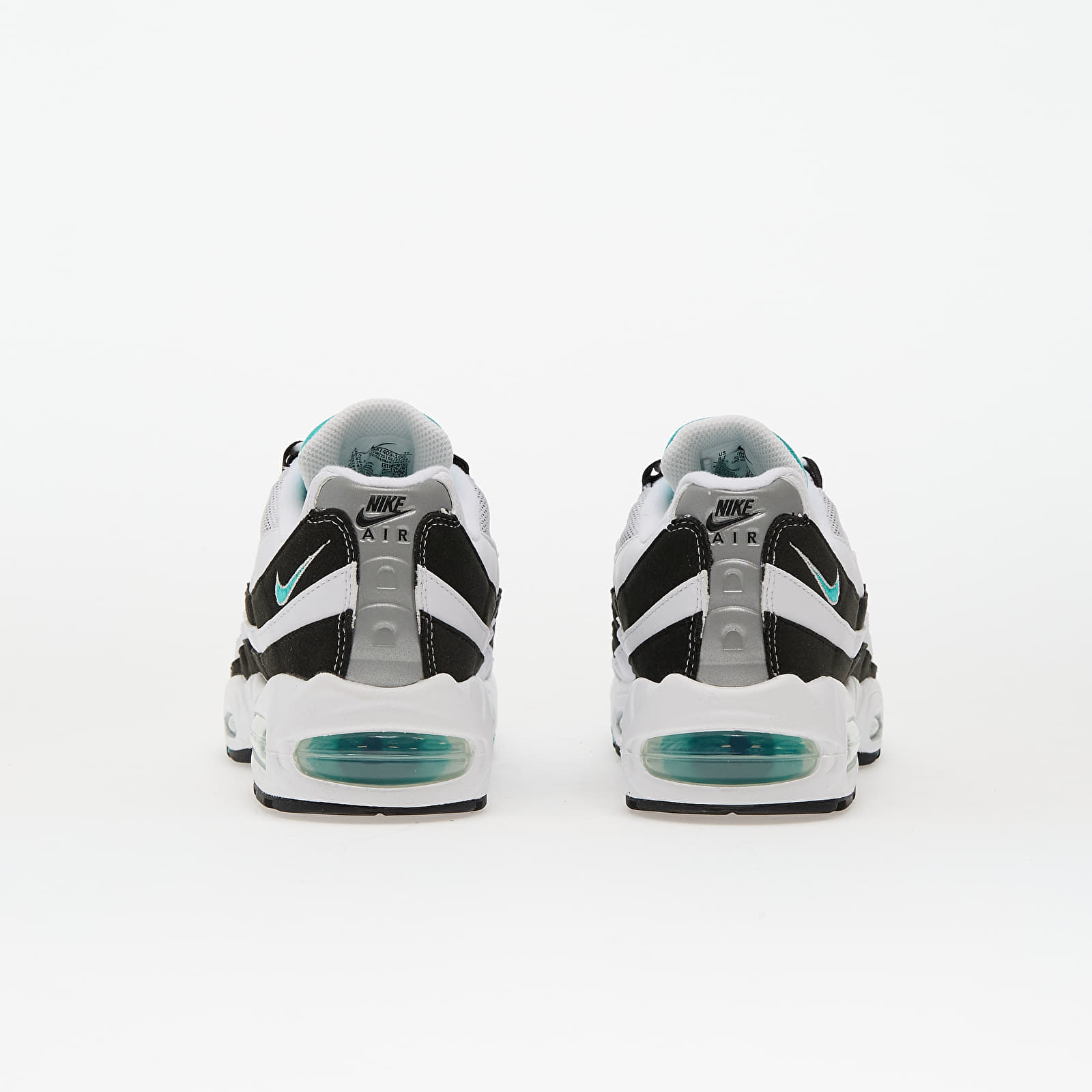 Men's sneakers and shoes Nike Air Max 95 Og White/ Hyper Jade-Black-Metallic Silver