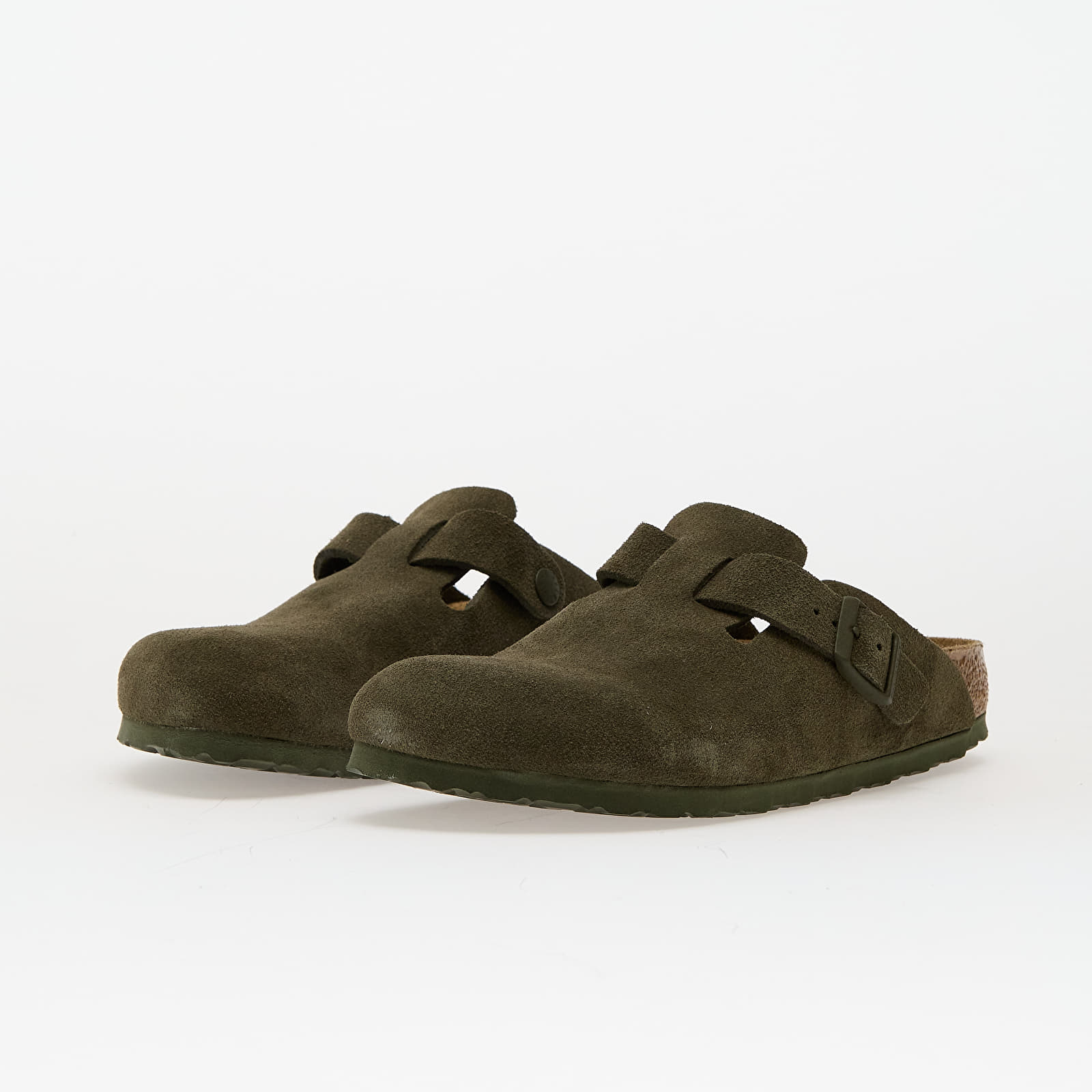 Moteriški sportiniai bateliai ir avalynė Birkenstock Boston Suede Leather Thyme