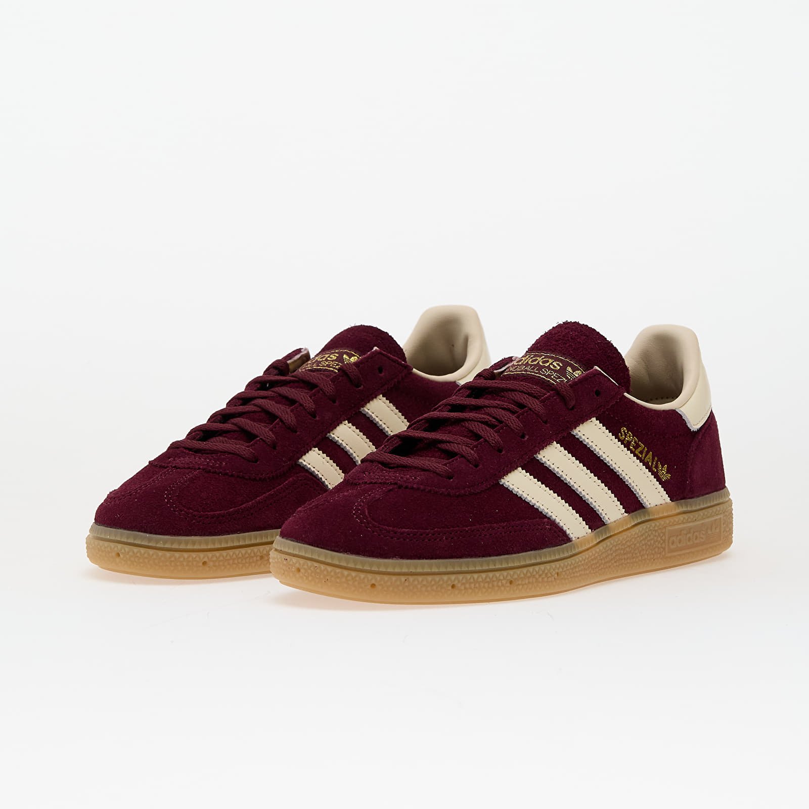 Sneakers und Schuhe für Frauen adidas Handball Spezial W Maroon/ Crew White/ Gold Metallic