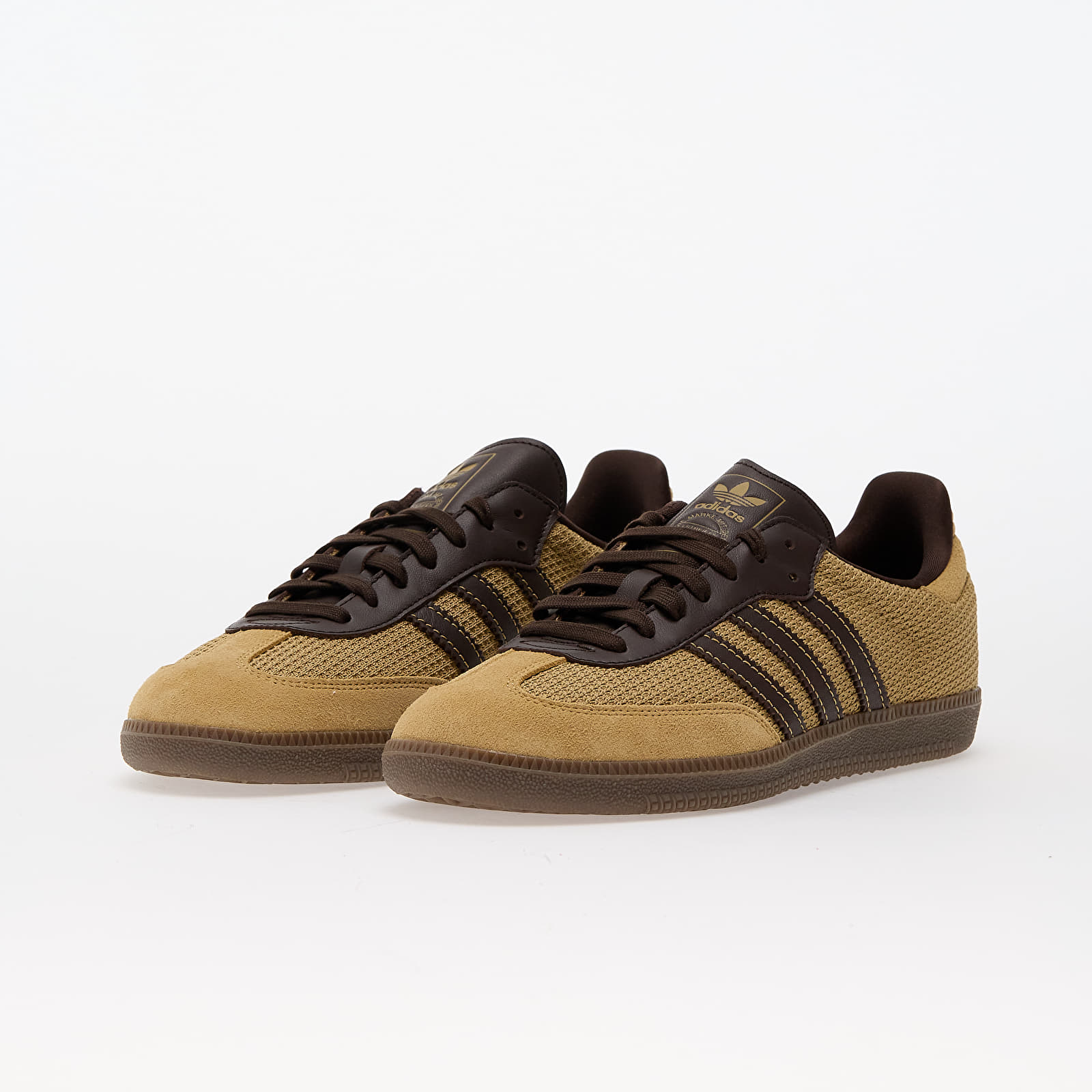 Turnschuhe und Schuhe für Männer adidas Samba OG Golden Beige/ Dark Brown/ Gum5