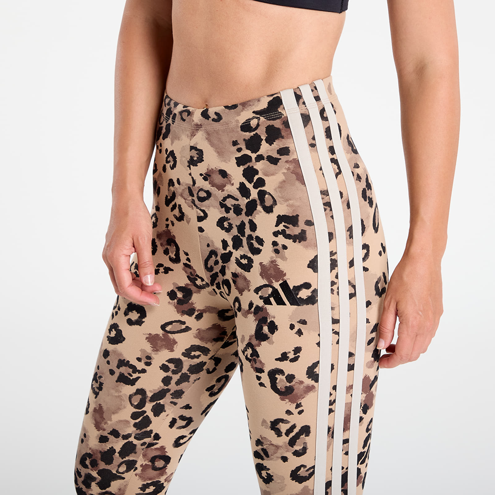 Leggings adidas Essentials 3-Stripes Animal Print Leggings Multicolor/ Warm Sand