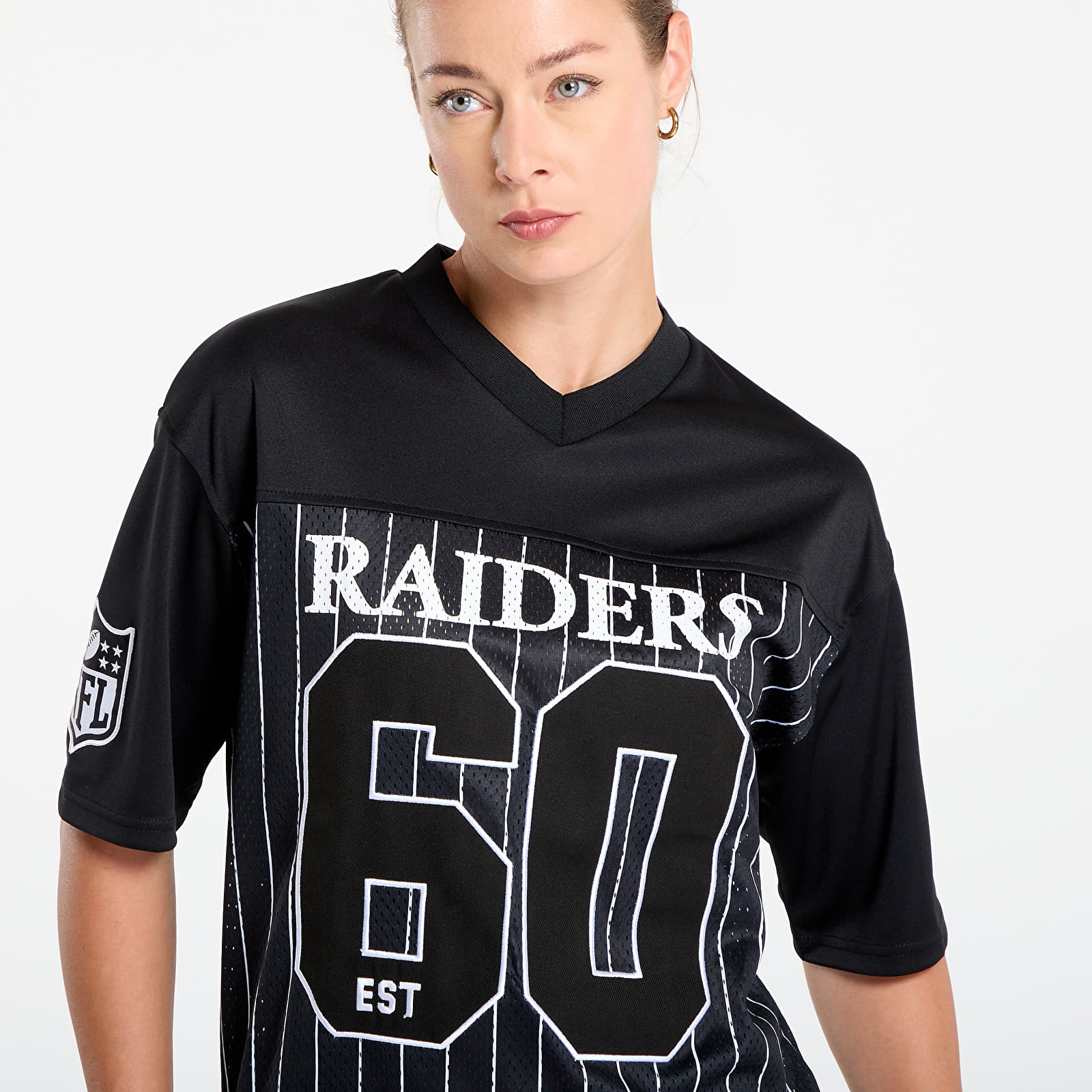 Dresy New Era Las Vegas Raiders NFL Pinstripe Jersey UNISEX Black