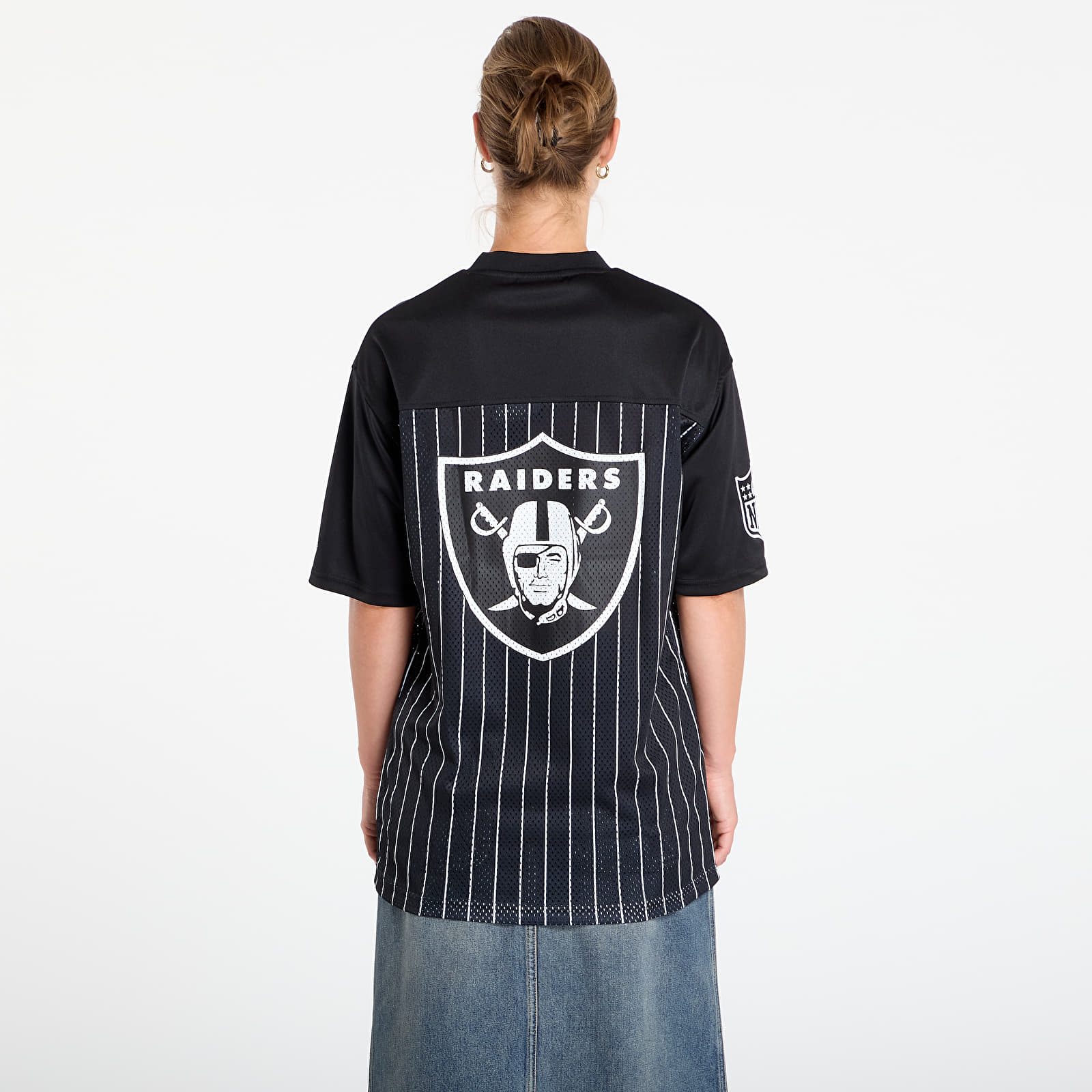 Dresy New Era Las Vegas Raiders NFL Pinstripe Jersey UNISEX Black