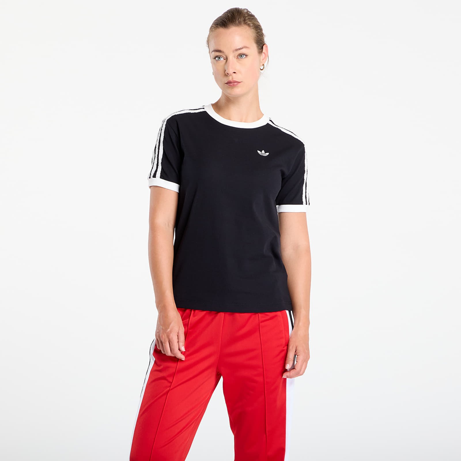 T-shirt Ruffle 3-Stripes T-Shirt XS - adidas Originals - Modalova