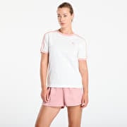 adidas Originals Ruffle 3-Stripes T-Shirt Off White