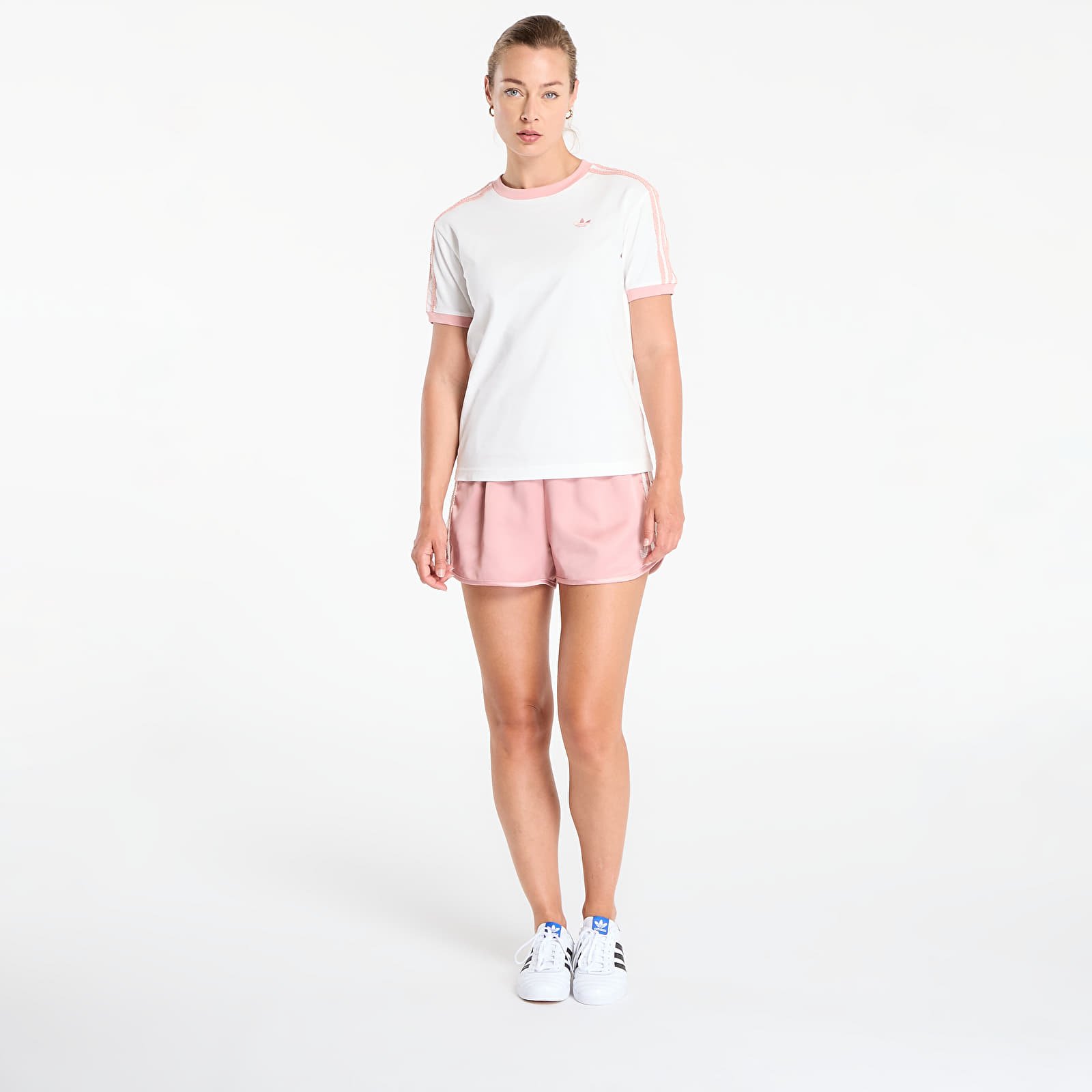 Camisetas adidas Originals Ruffle 3-Stripes T-Shirt Off White