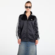 adidas Originals Satin Firebird Track Top Ruffle 3-Stripes Black