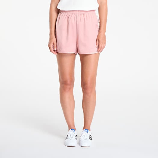 Shorts adidas Originals Satin Shorts Ruffle 3-Stripes Wonder Mauve