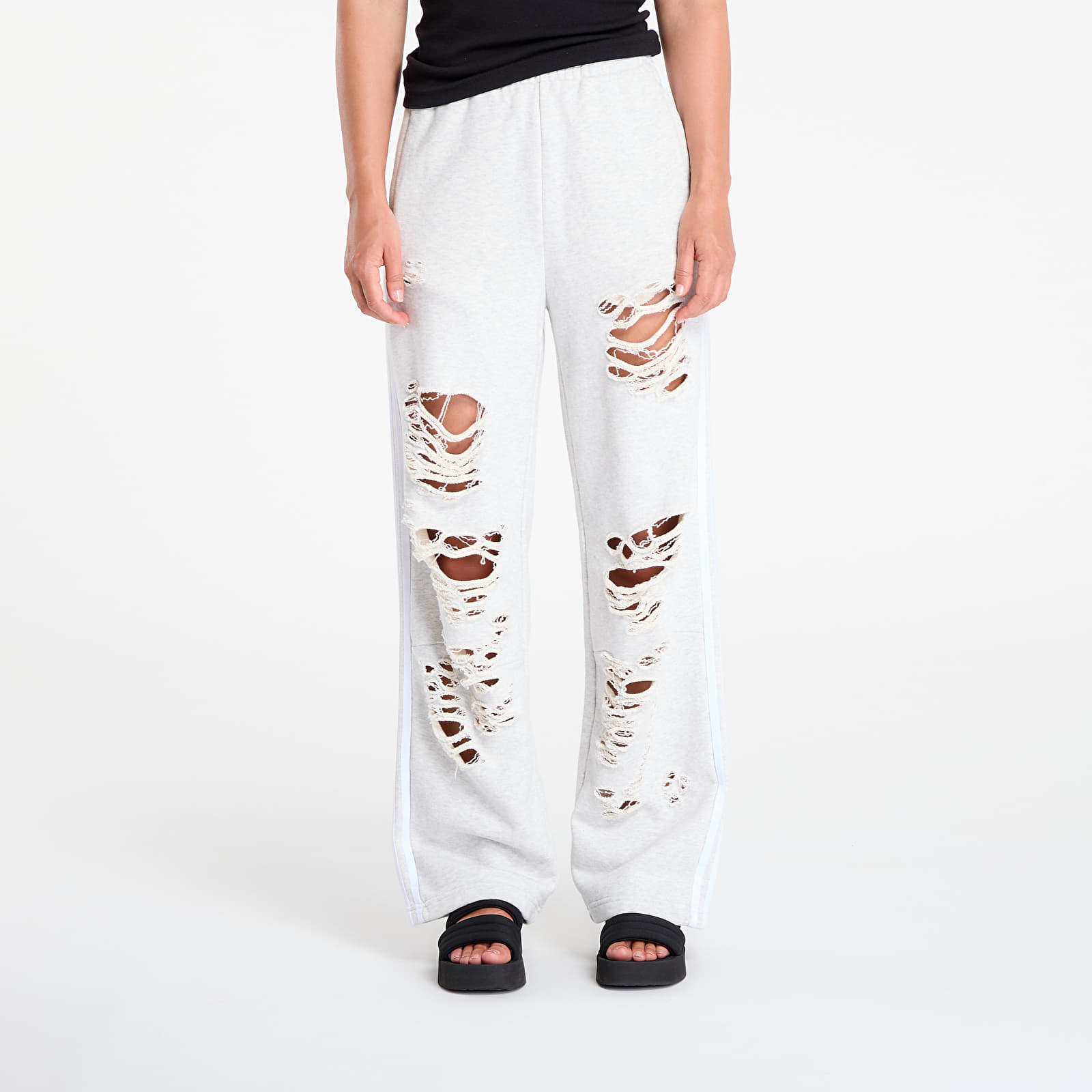 Dámske tepláky adidas Originals Distressed Jogger Light Grey Heather