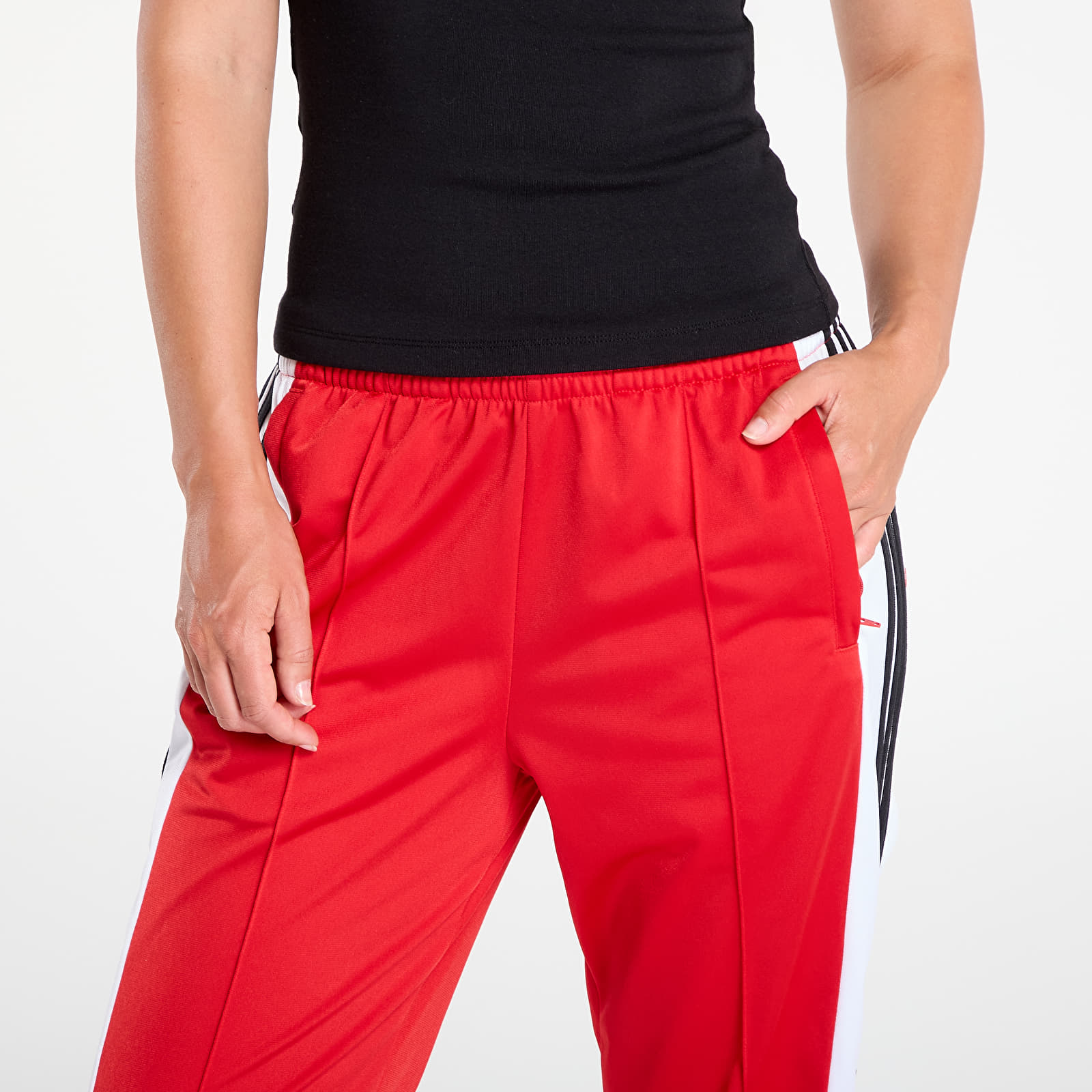 Damen Sweatpants adidas Adibreak Tracksuit Bottoms Better Scarlet/ Black