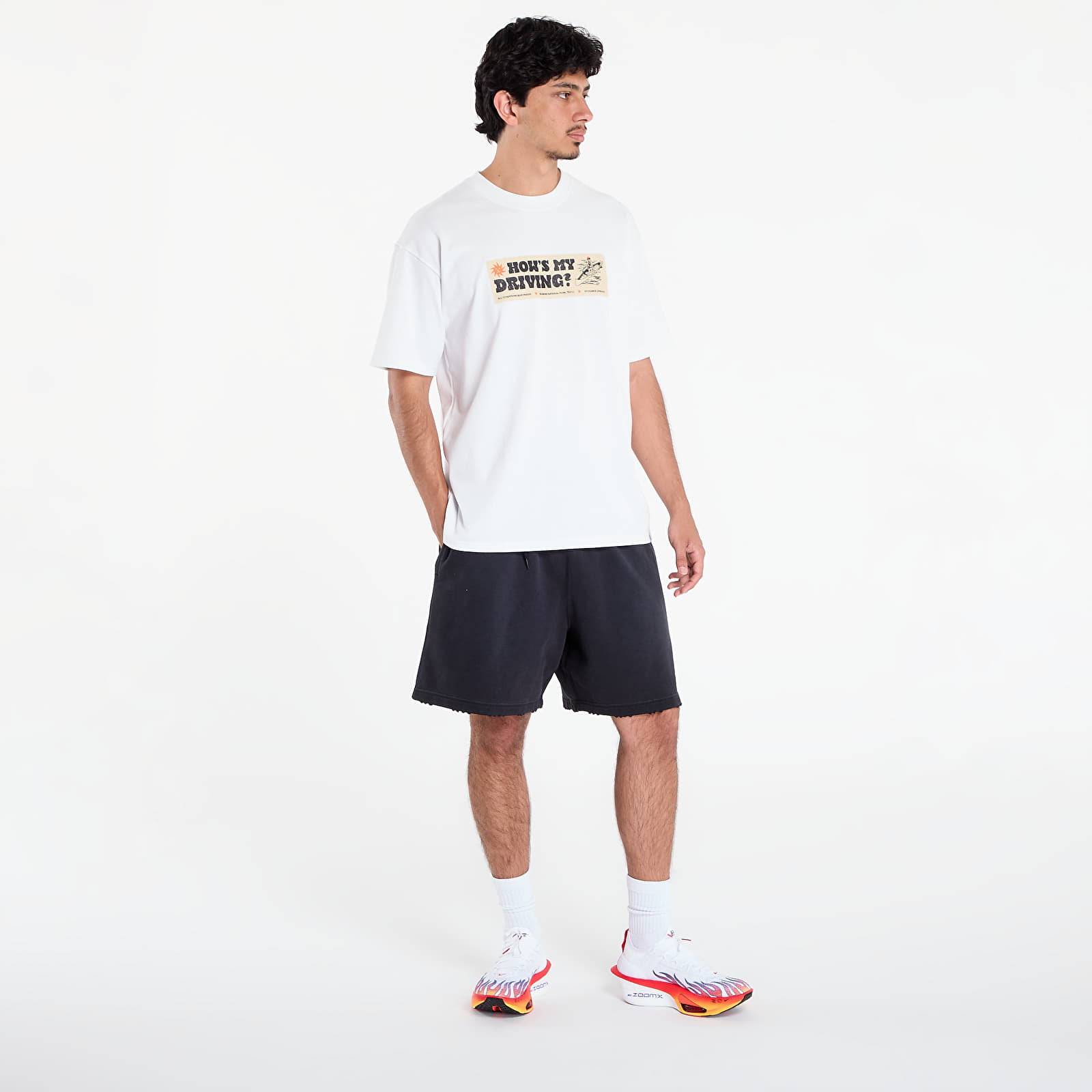 Tricouri pentru bărbați Nike M ACG Tee Oc Canoe Sticker Summit White