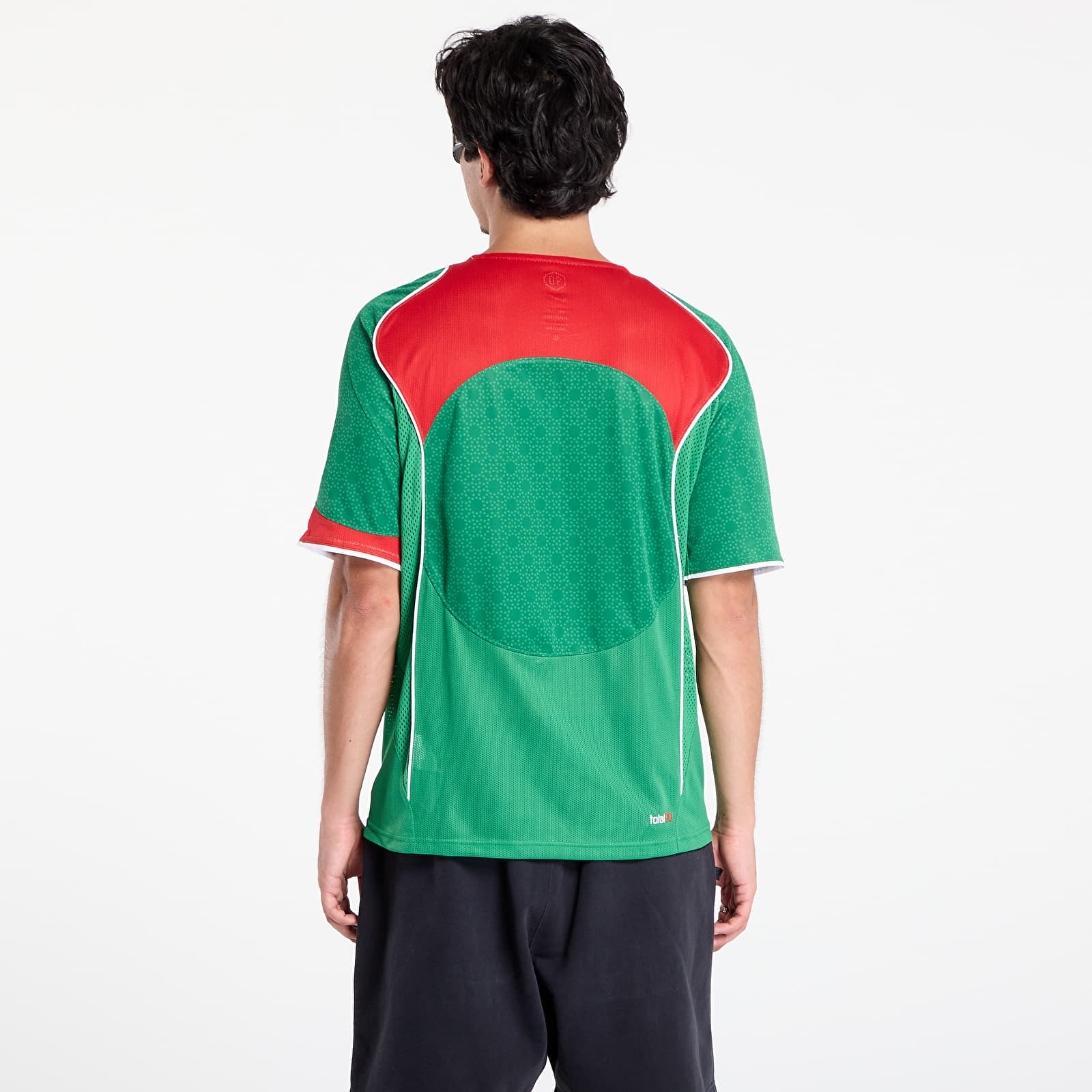 Trikots für Männer Nike Total 90 Men's Dri-FIT Soccer Jersey Classic Green/ Sport Red/ White/ White