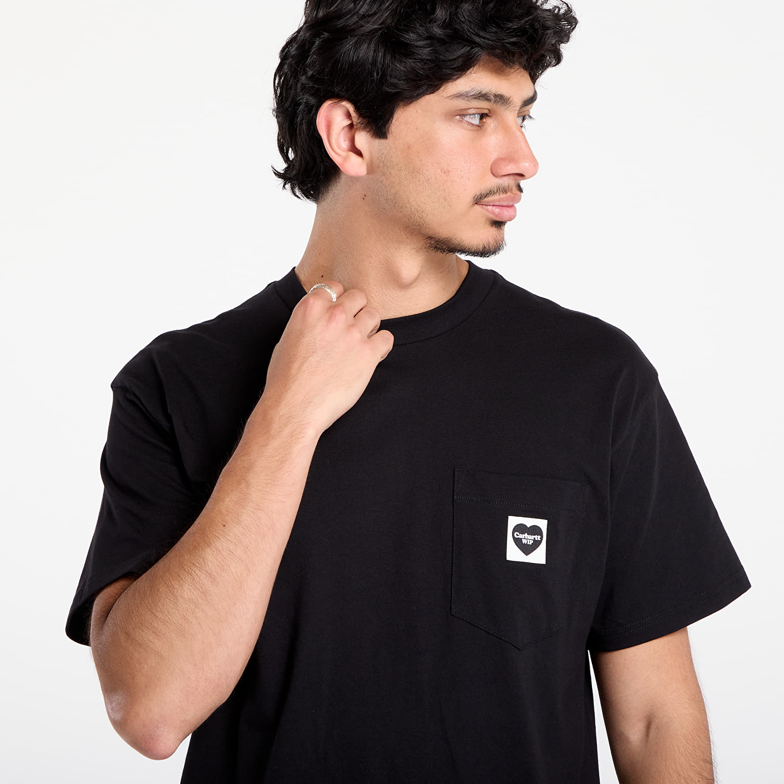 T-shirts Carhartt WIP S/S Pocket Heart T-Shirt Black