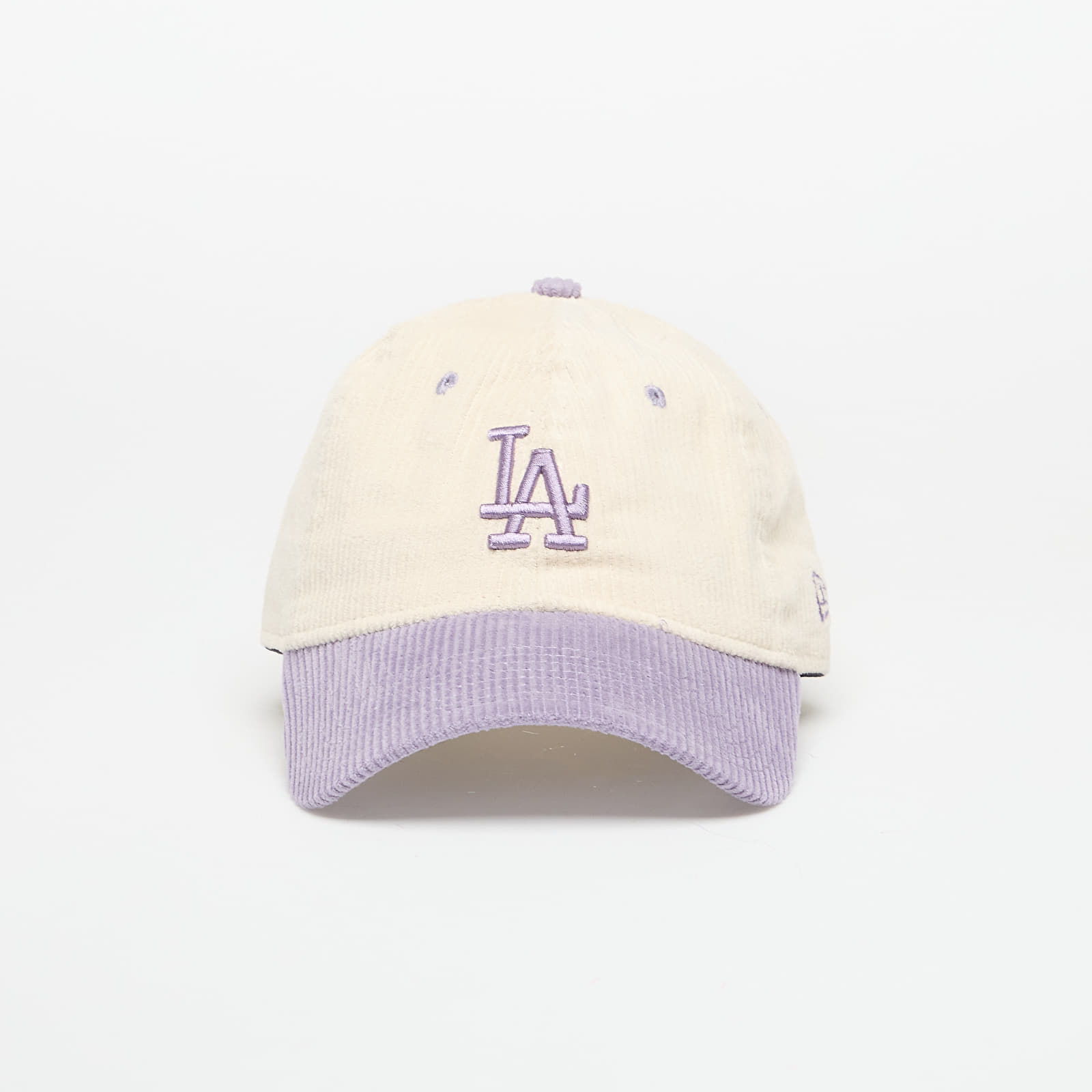 Șepci pentru bărbați New Era Los Angeles Dodgers 9TWENTY Block Cord Cap Light Cream/ Sla