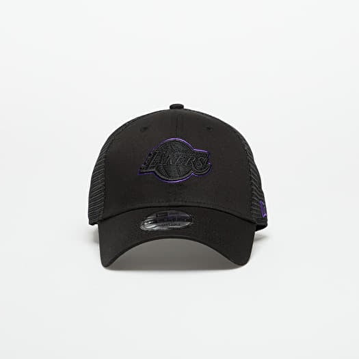 Cap New Era Los Angeles Lakers 9FORTY Trucker Cap Black