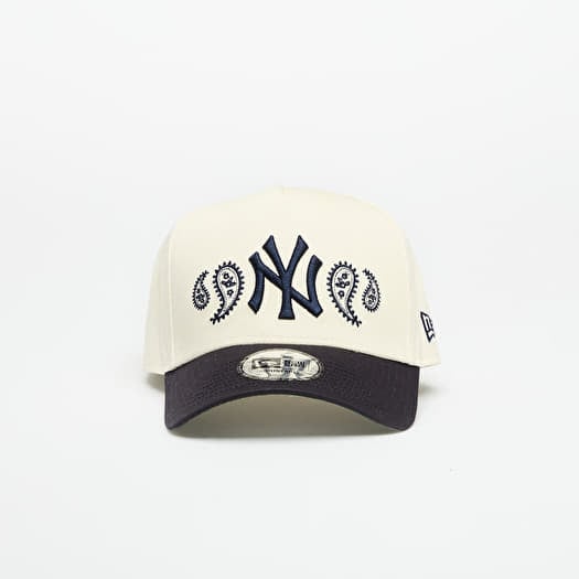 Cap New Era New York Yankees 9FORTY Aframe Paisley Cap Chrome White/ Navy