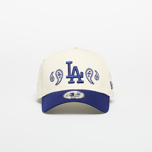 Berretto New Era Los Angeles Dodgers 9FORTY Aframe Paisley Cap Chrome White/ Dark Royal