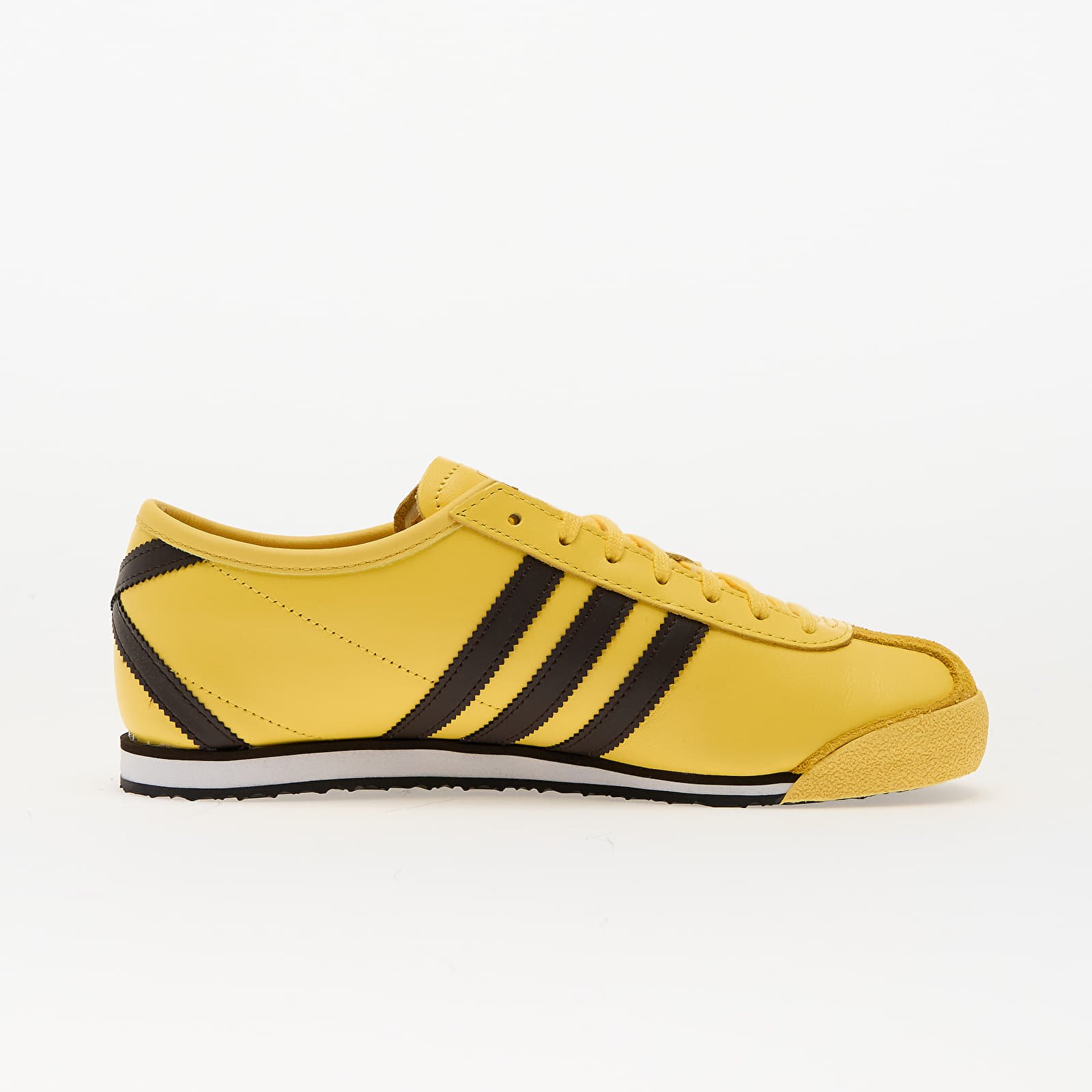 Încălțăminte și sneakerși pentru femei adidas Italia 70s Spring Yellow/ Dark Brown/ Core Black