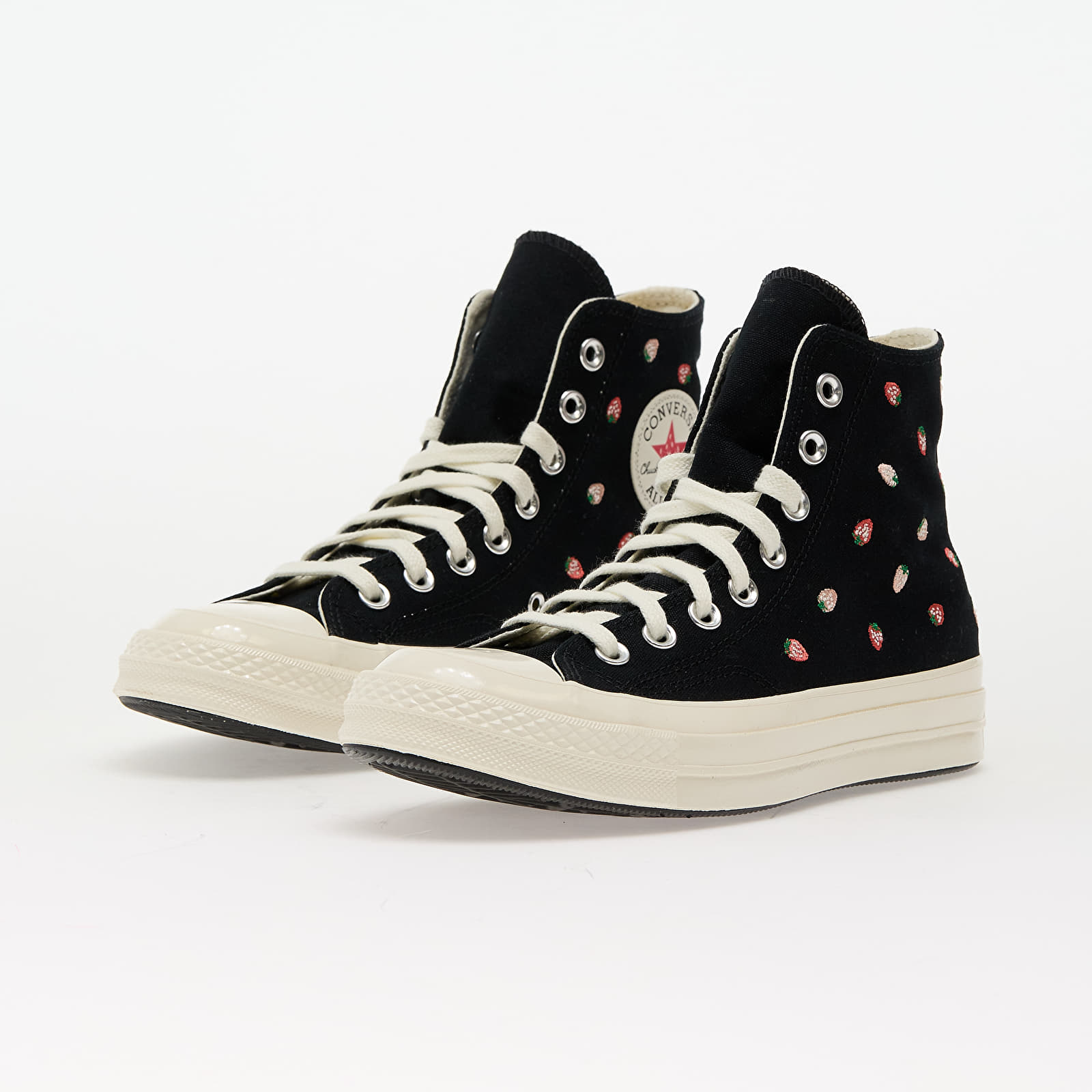 Sneakers og sko til mænd Converse Chuck 70 Strawberries Black/ Soft Red/ Green