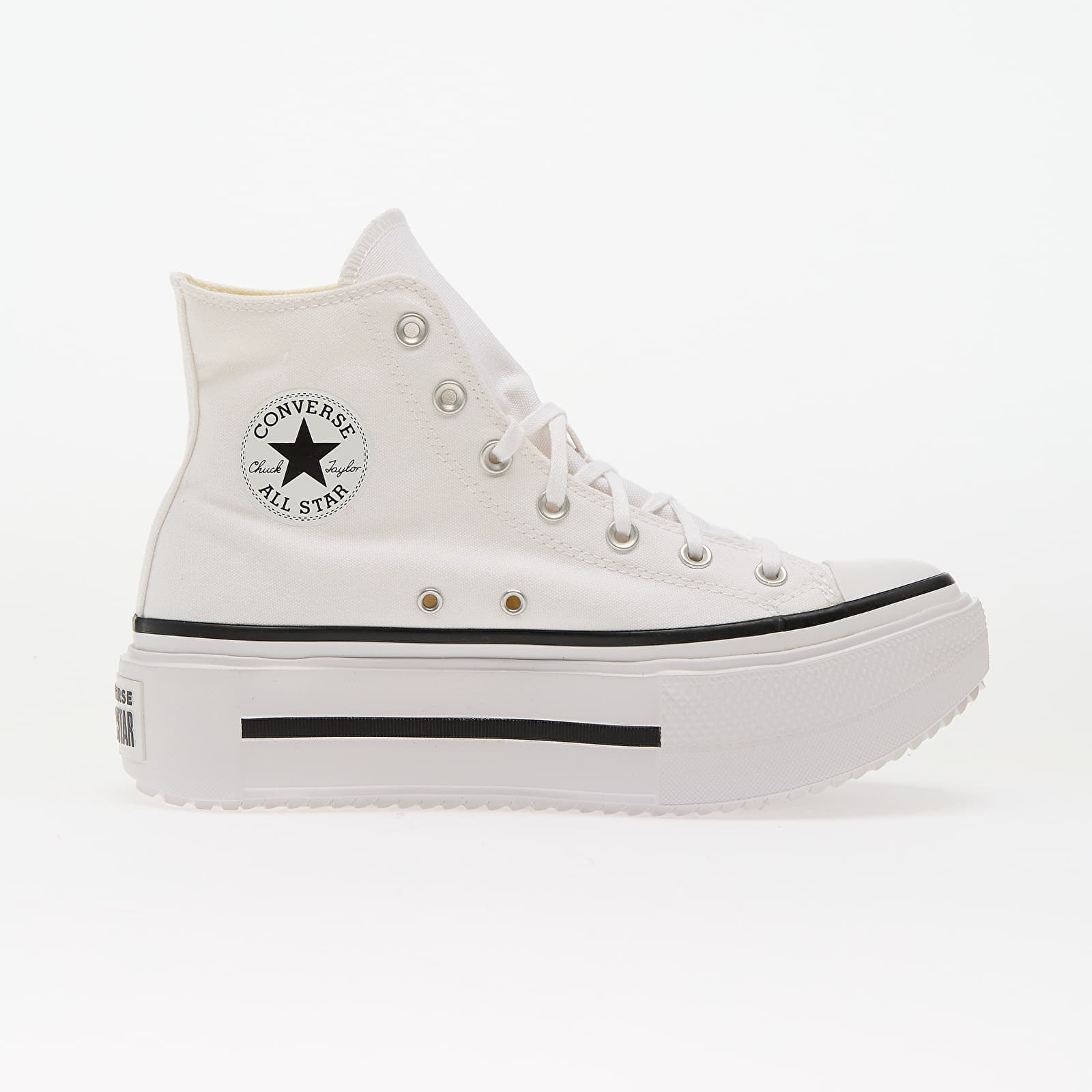 Turnschuhe und Schuhe für Männer Converse Chuck Taylor All Star Lift Double Stack White/ Black/ White