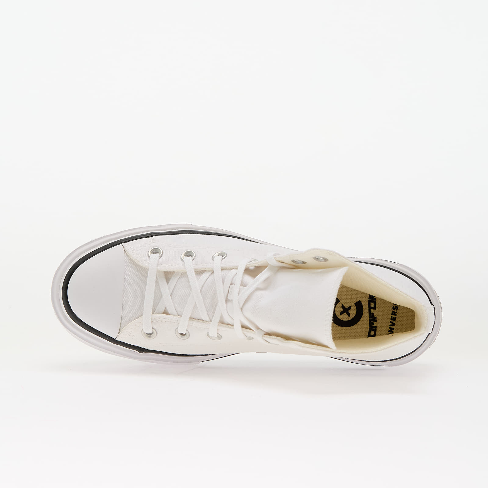 Turnschuhe und Schuhe für Männer Converse Chuck Taylor All Star Lift Double Stack White/ Black/ White