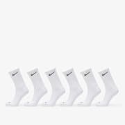 Nike Everyday Plus Cushioned Training Crew Socks 6-Pack White/ Black