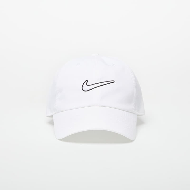 Čiapka Nike Club Unstructured Swoosh Cap White/ White