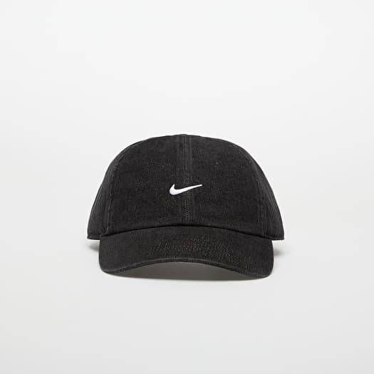Kapa Nike Club Unstructured Denim Cap Black/ White