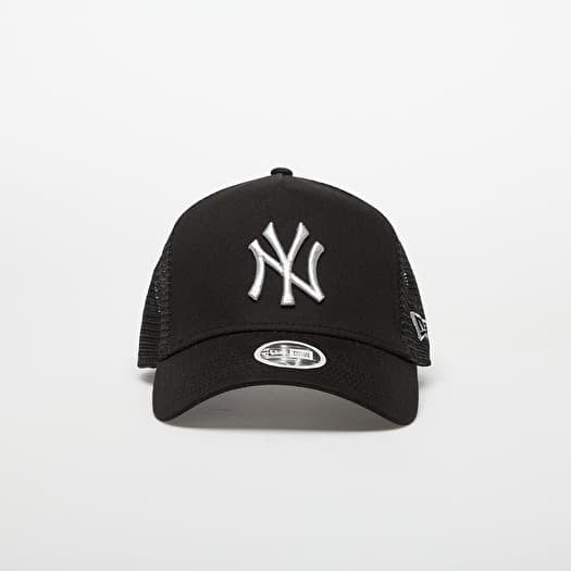 Kapa New Era New York Yankees 9FORTY Af Trucker Metallic Black