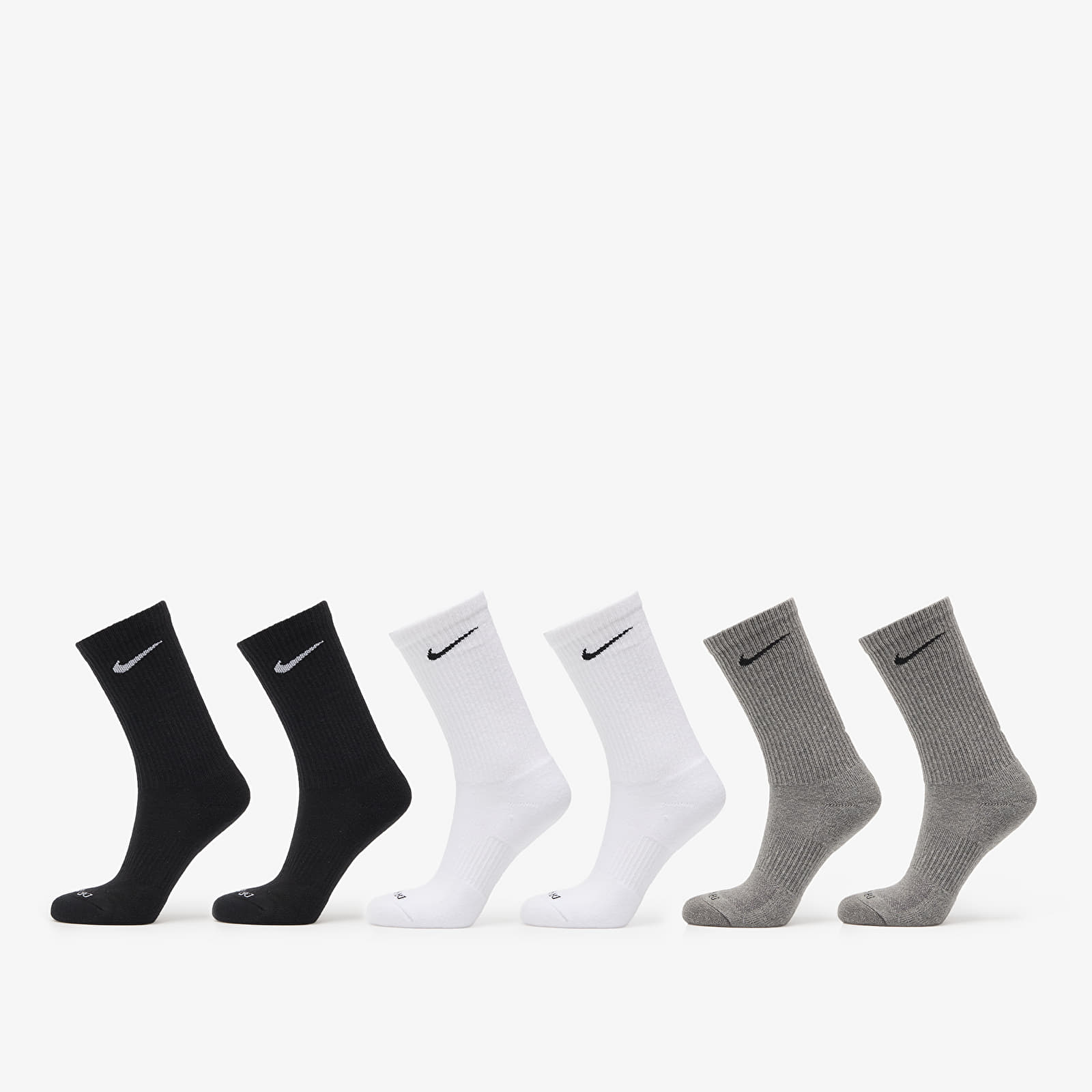 Zoknik Nike Everyday Plus Cushioned Training Crew Socks 6-Pack Multi-Color