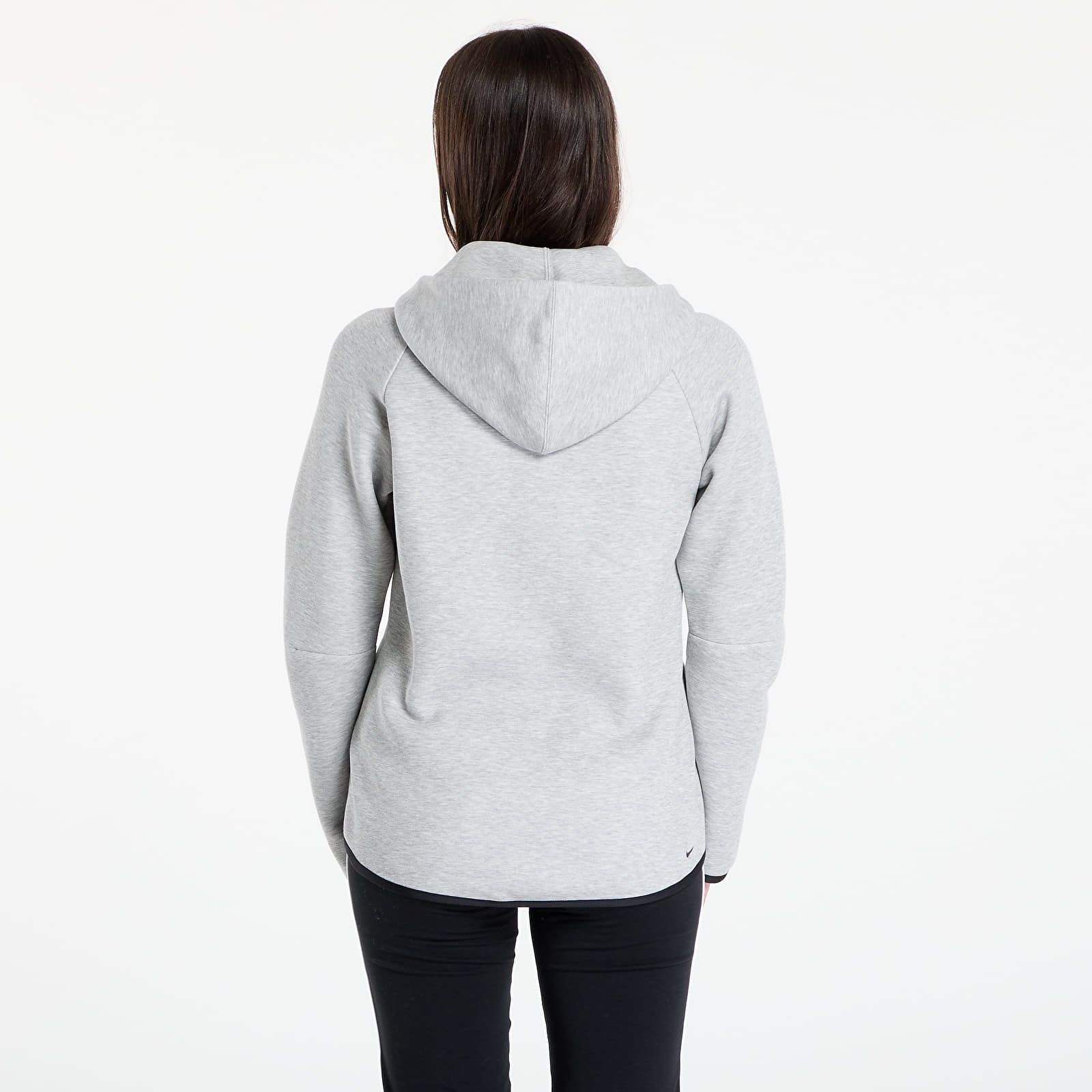 Női pulóverek és pulóverek Nike Sportswear Tech Fleece Windrunner Women's Full-Zip Hoodie Dk Grey Heather/ Black