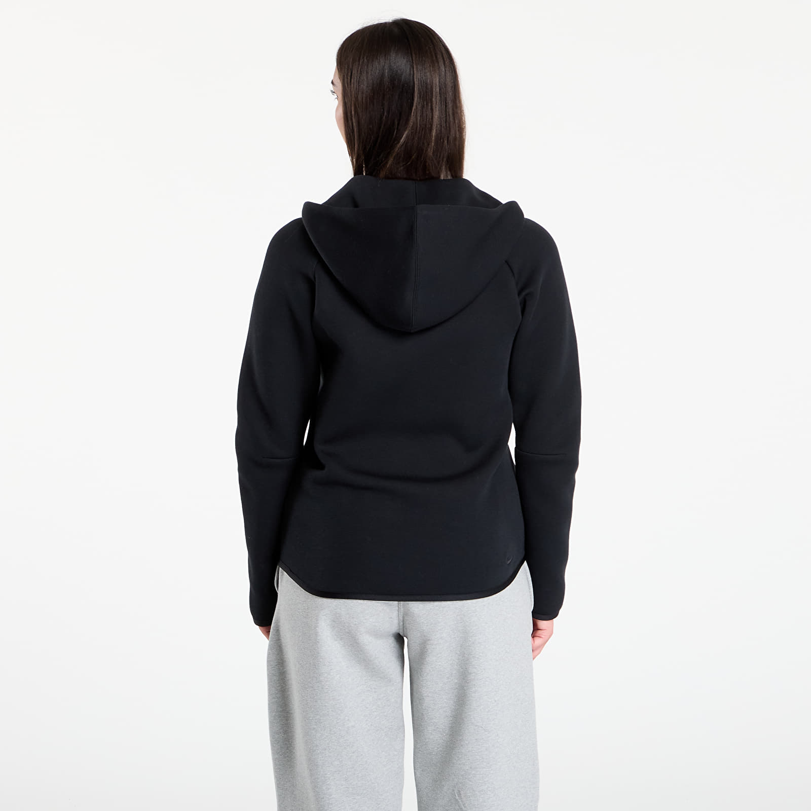 Kapucnis pulóverek és pulcsik Nike Sportswear Tech Fleece Windrunner Women's Full-Zip Hoodie Black/ Black