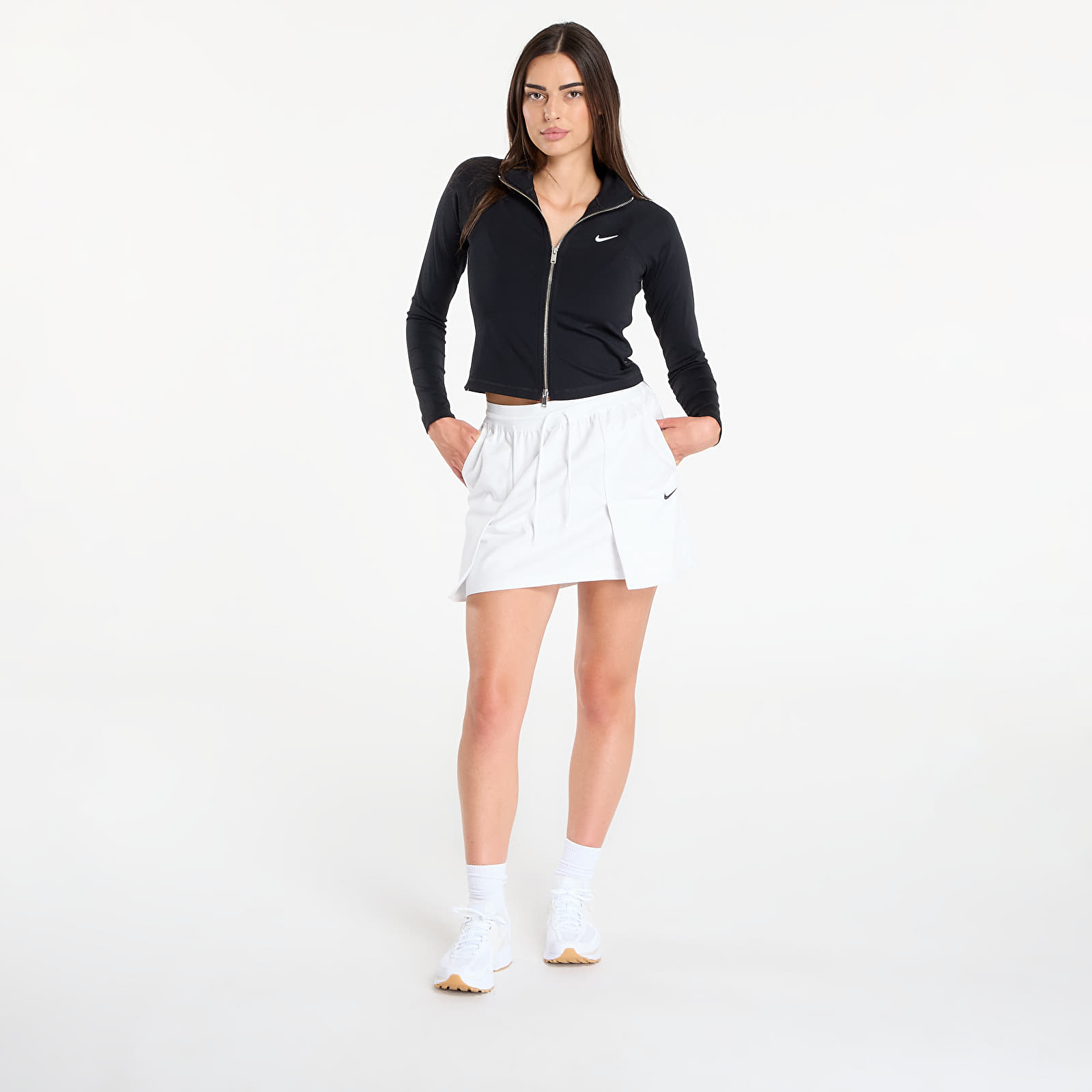 Dzsekik Nike Sportswear Women's Jacket Black/ Black/ White