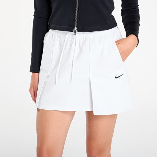 black and white nike skirt