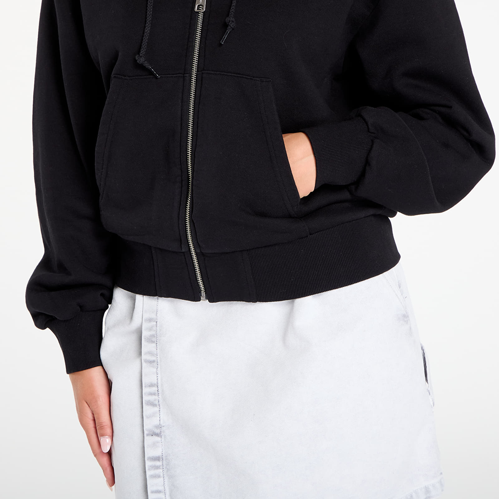 Sweatshirts für Frauen Carhartt WIP W' Hooded Heart II Hartt Jacket Black
