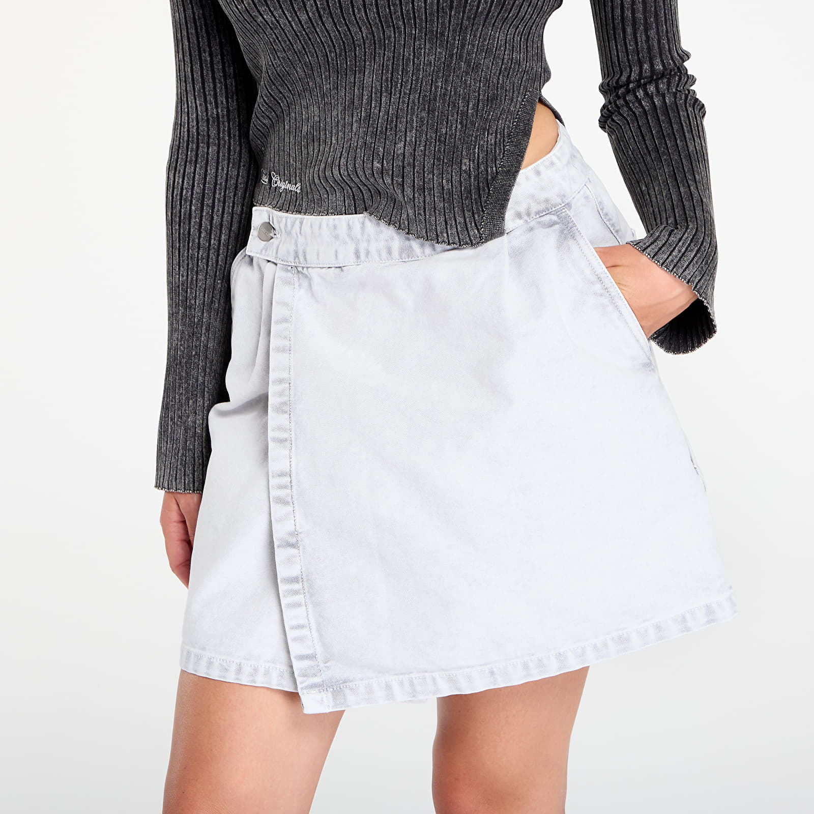 Röcke Carhartt WIP W' Emery Skirt Black Chalk Wash