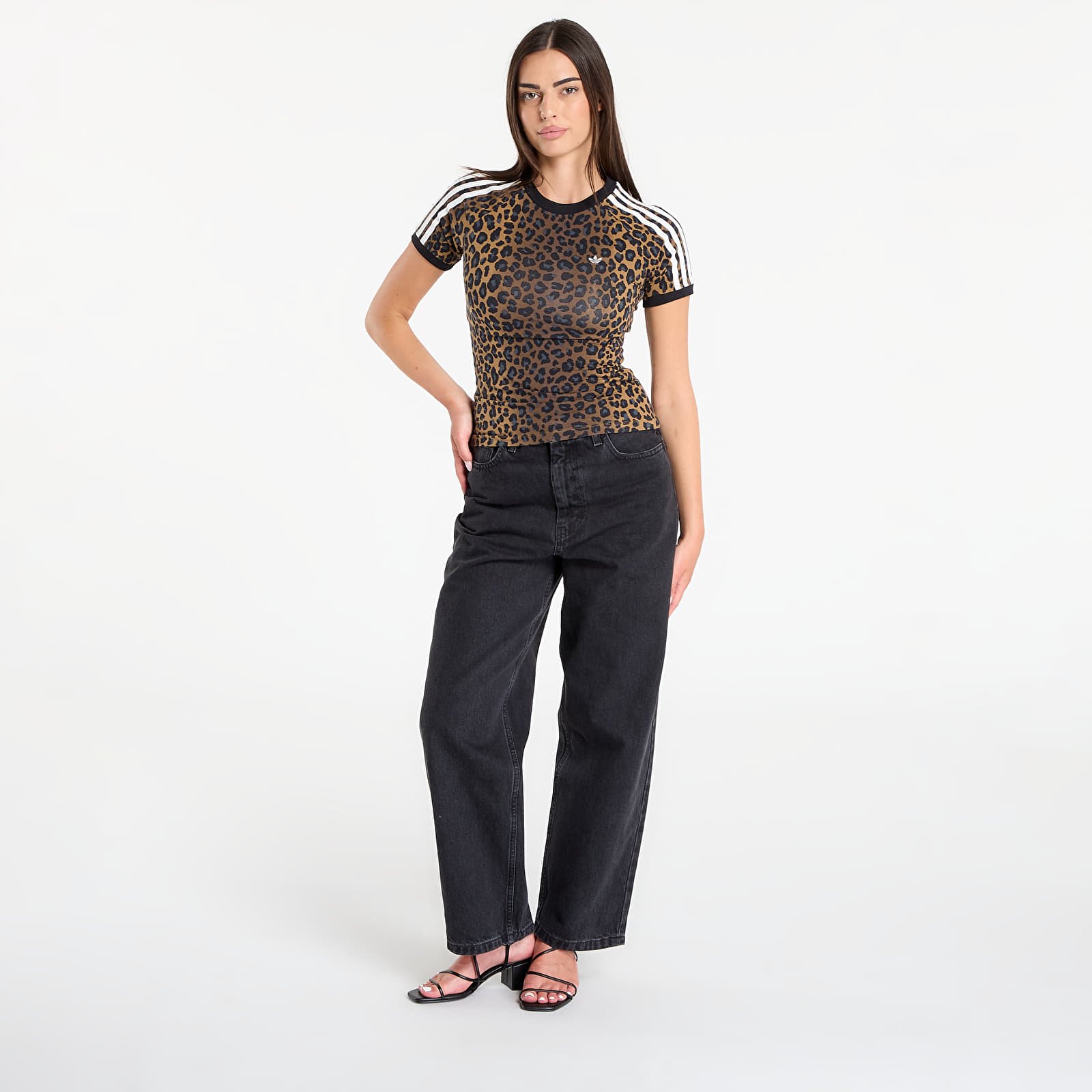 Női farmerek Carhartt WIP W' Brandon Pant Black Stone Washed