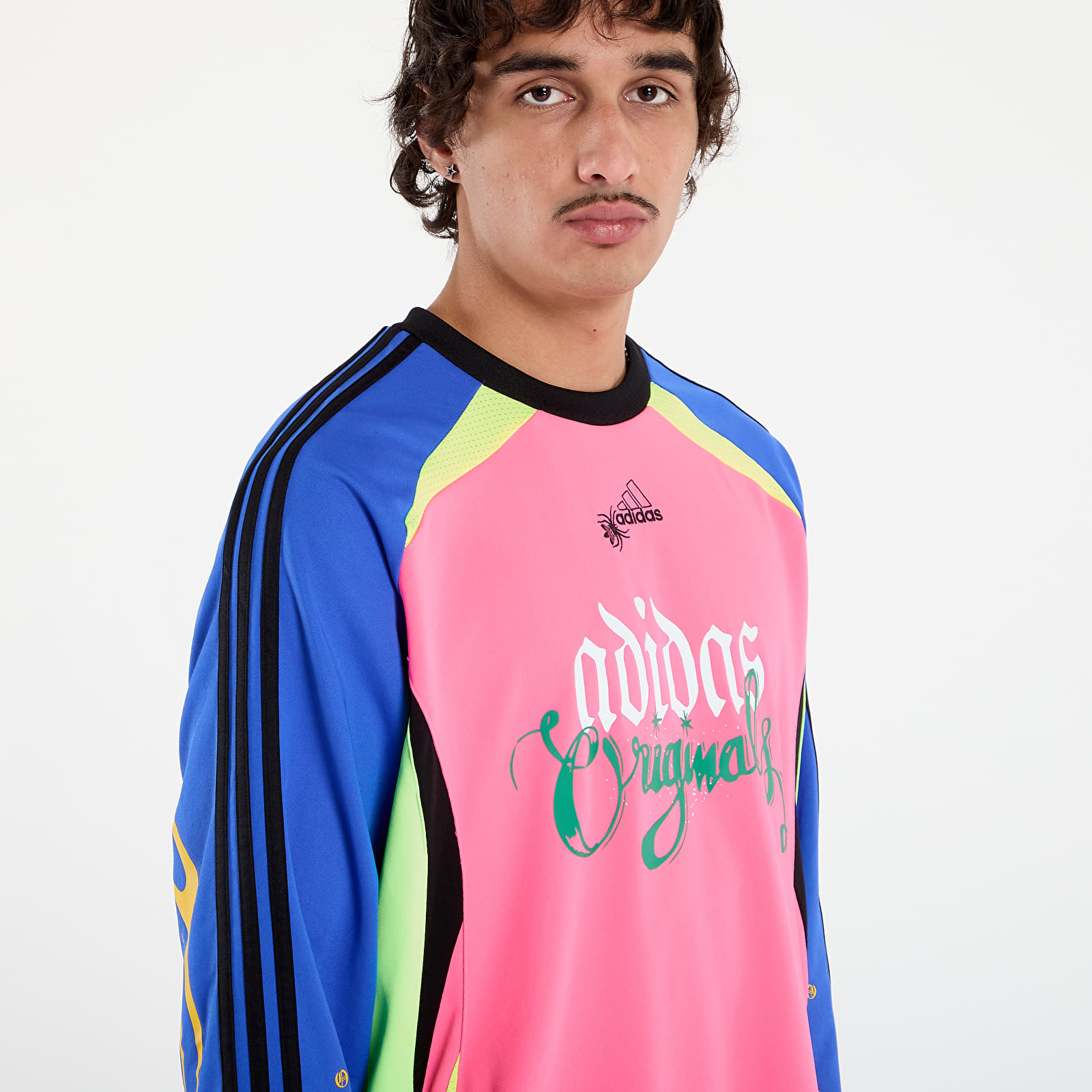 Men's shirts adidas Spiders Goalkeeper Loose Long-sleeve Top Solar Yellow