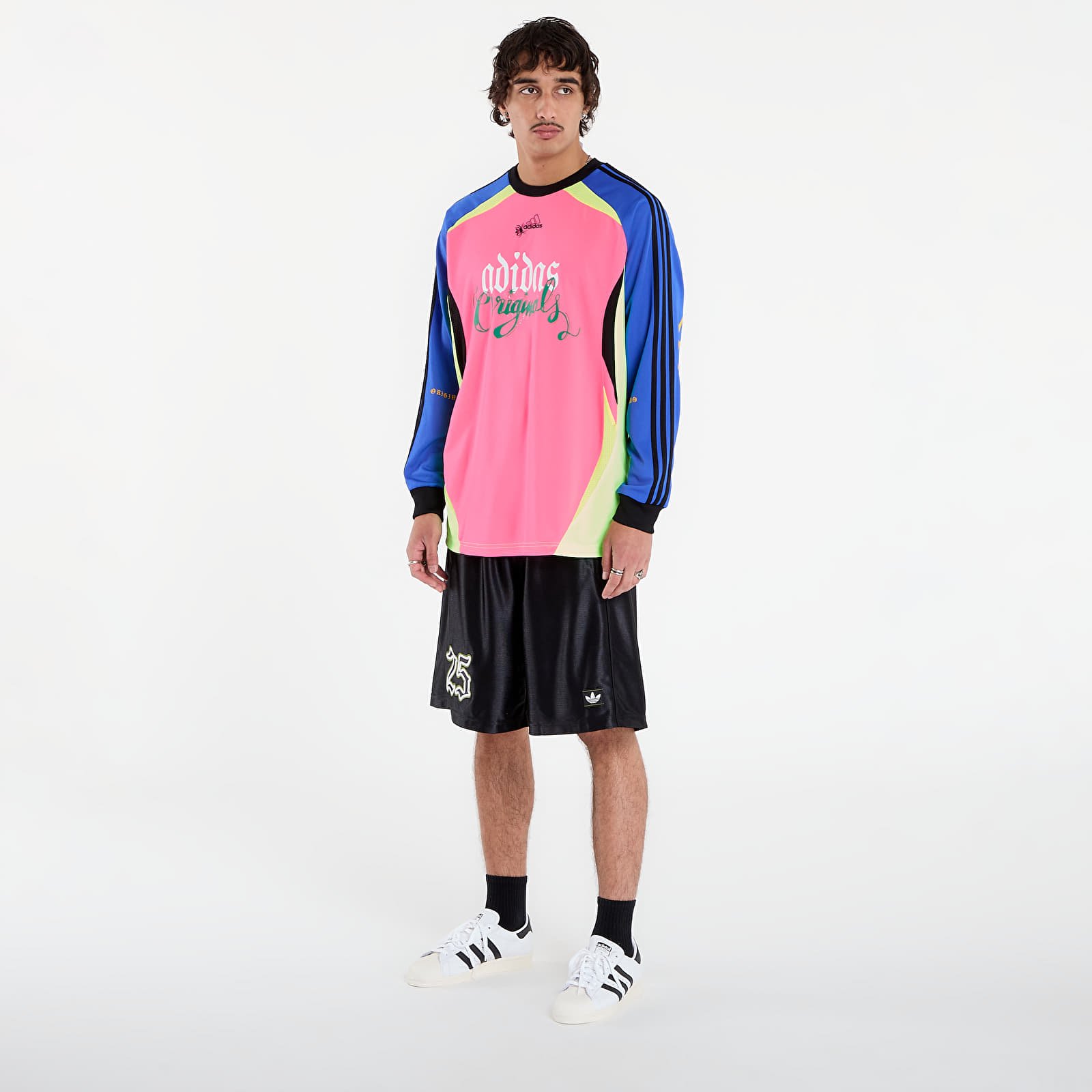 Men's shirts adidas Spiders Goalkeeper Loose Long-sleeve Top Solar Yellow