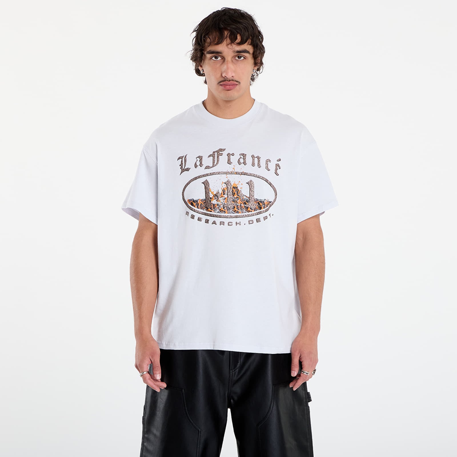 Tricou Puma LaFrance HEEM Tee I Silver Mist XXL