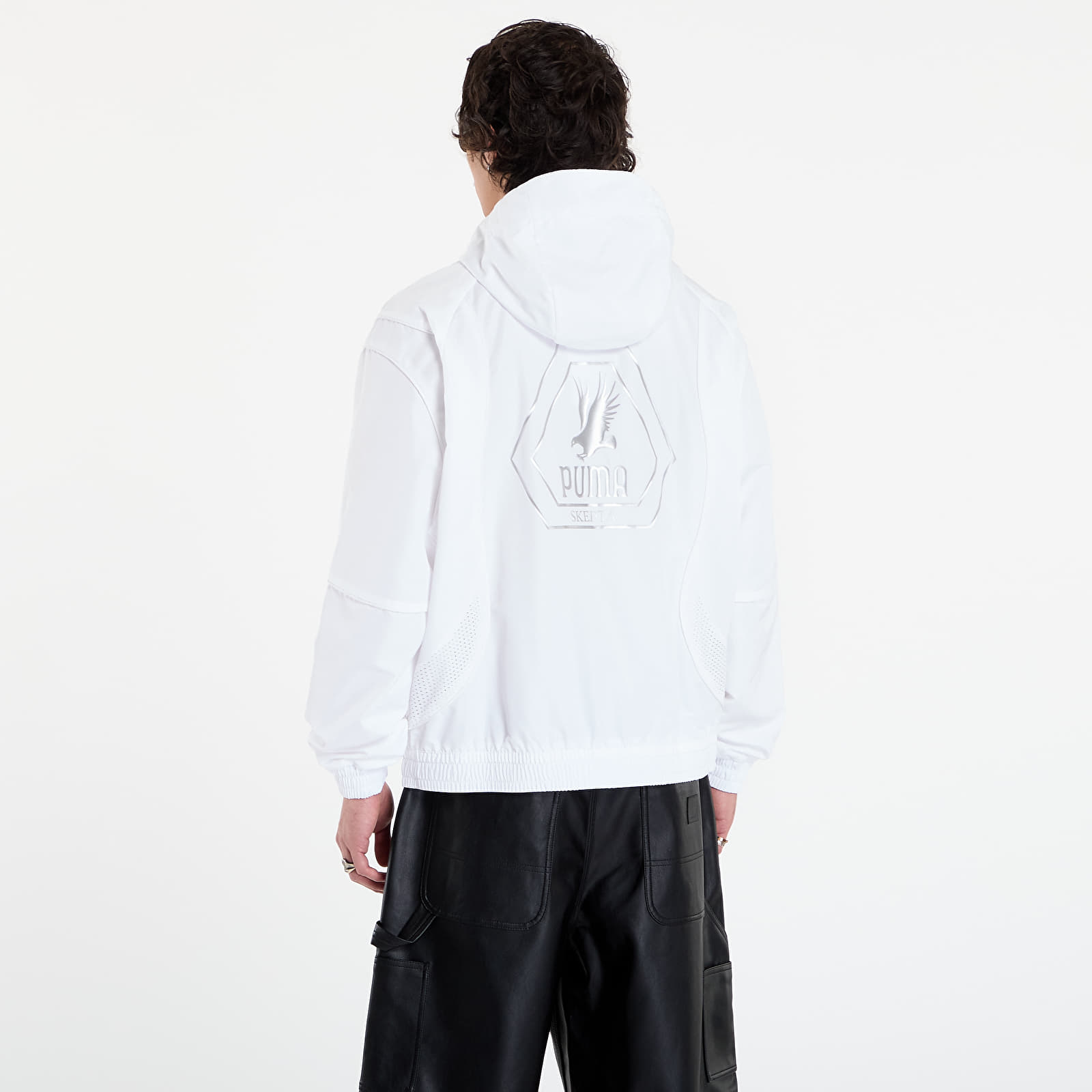 Jachete pentru bărbați PUMA x SKEPTA CLRT Jacket PUMA White