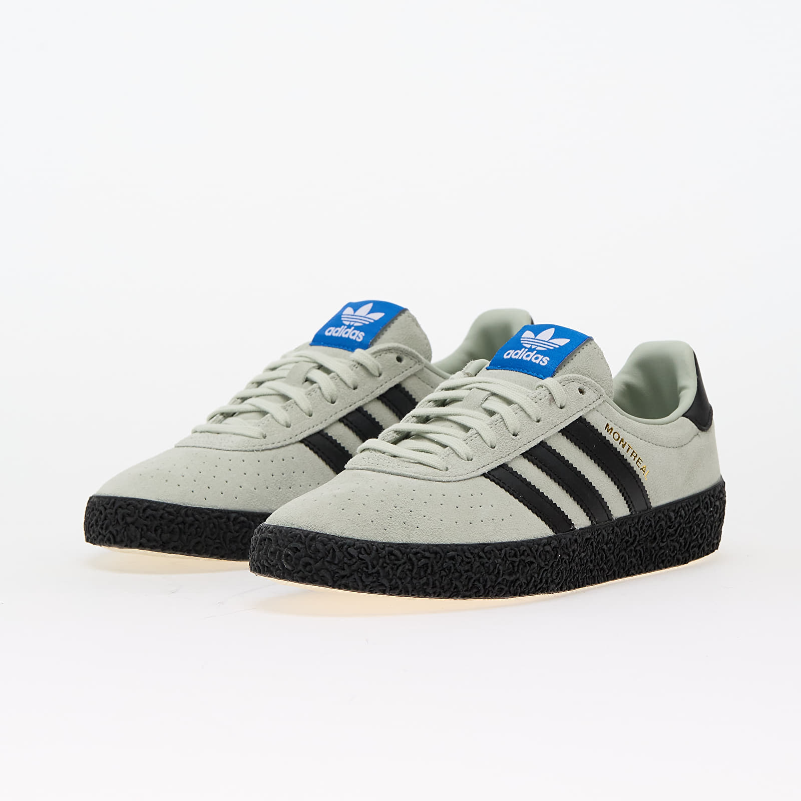 Men's sneakers and shoes adidas Montreal Rm Linen Green/ Core Black/ Core Black