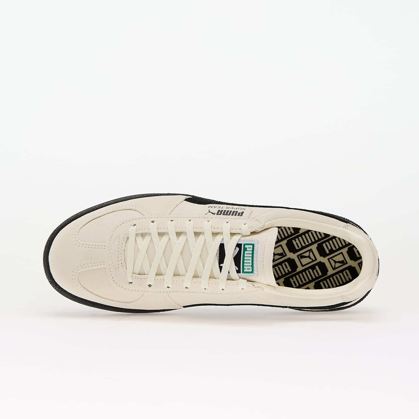 Men's sneakers and shoes Puma Super Team Warm White-Puma Black