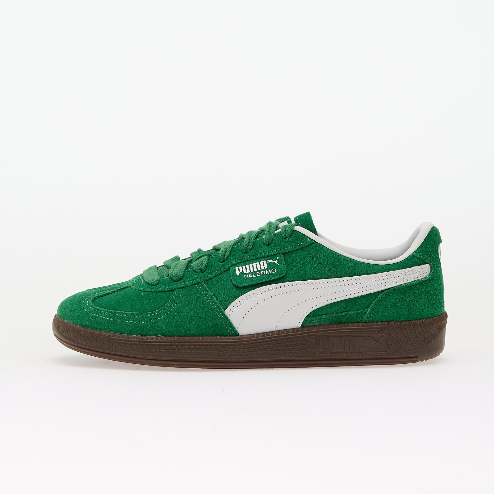 Men's sneakers and shoes Puma Palermo Archive Green-Puma White