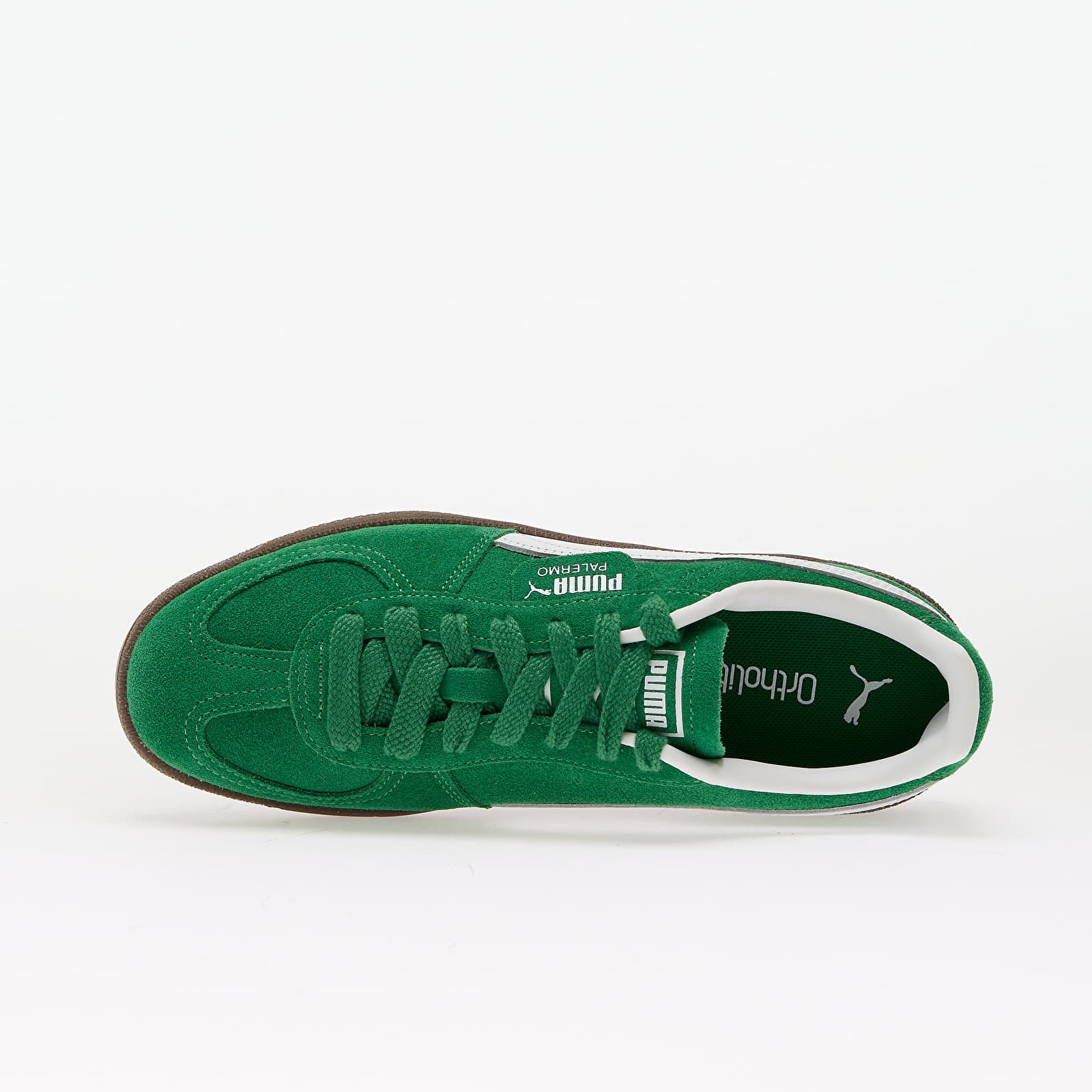 Men's sneakers and shoes Puma Palermo Archive Green-Puma White