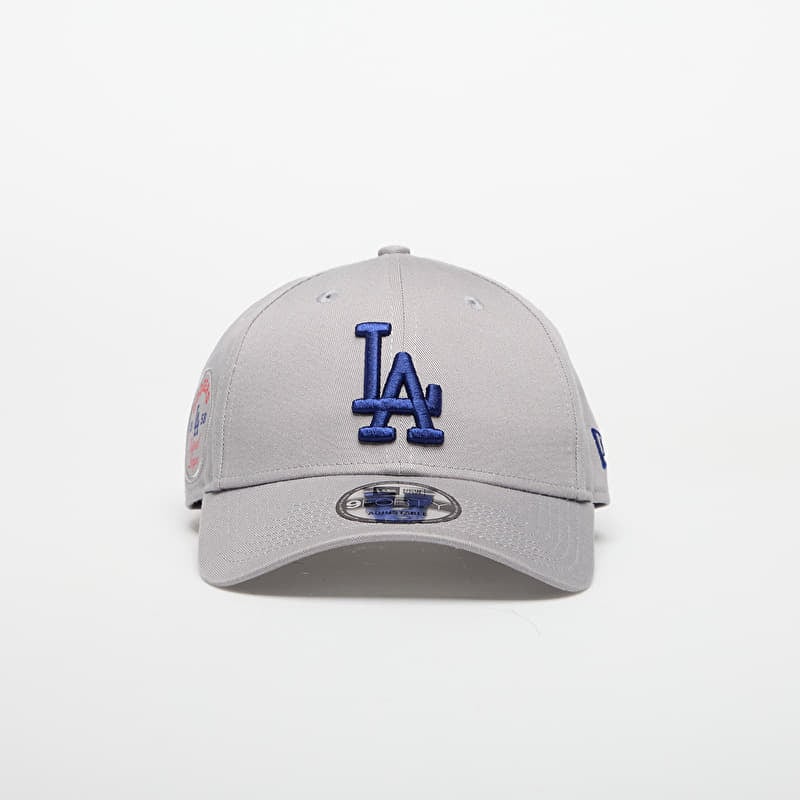 Cap New Era Los Angeles Dodgers 9FORTY Side Patch Adjustable Cap Gray