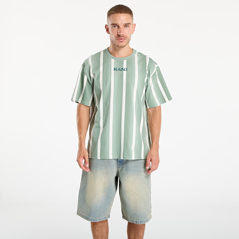 Camiseta Karl Kani Retro Gradient Stripes T-Shirt Green
