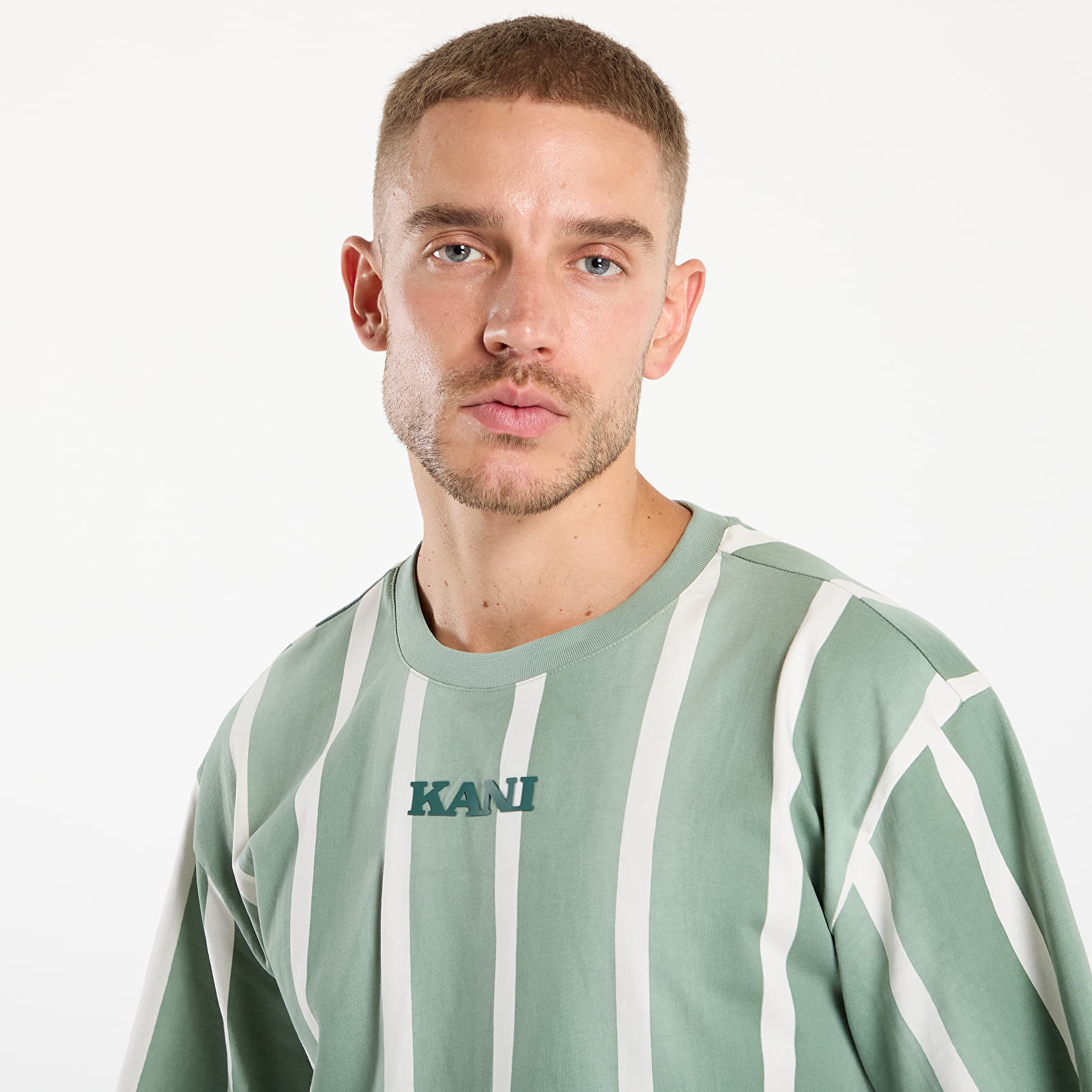 T-Shirts Männer Karl Kani Retro Gradient Stripes T-Shirt Green
