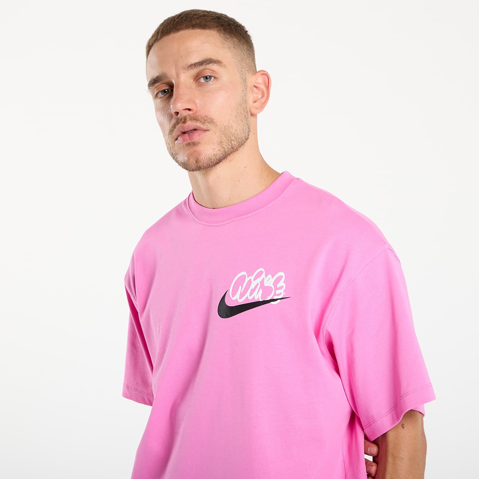 T-shirts Nike Solo Swoosh Men's T-Shirt Playful Pink