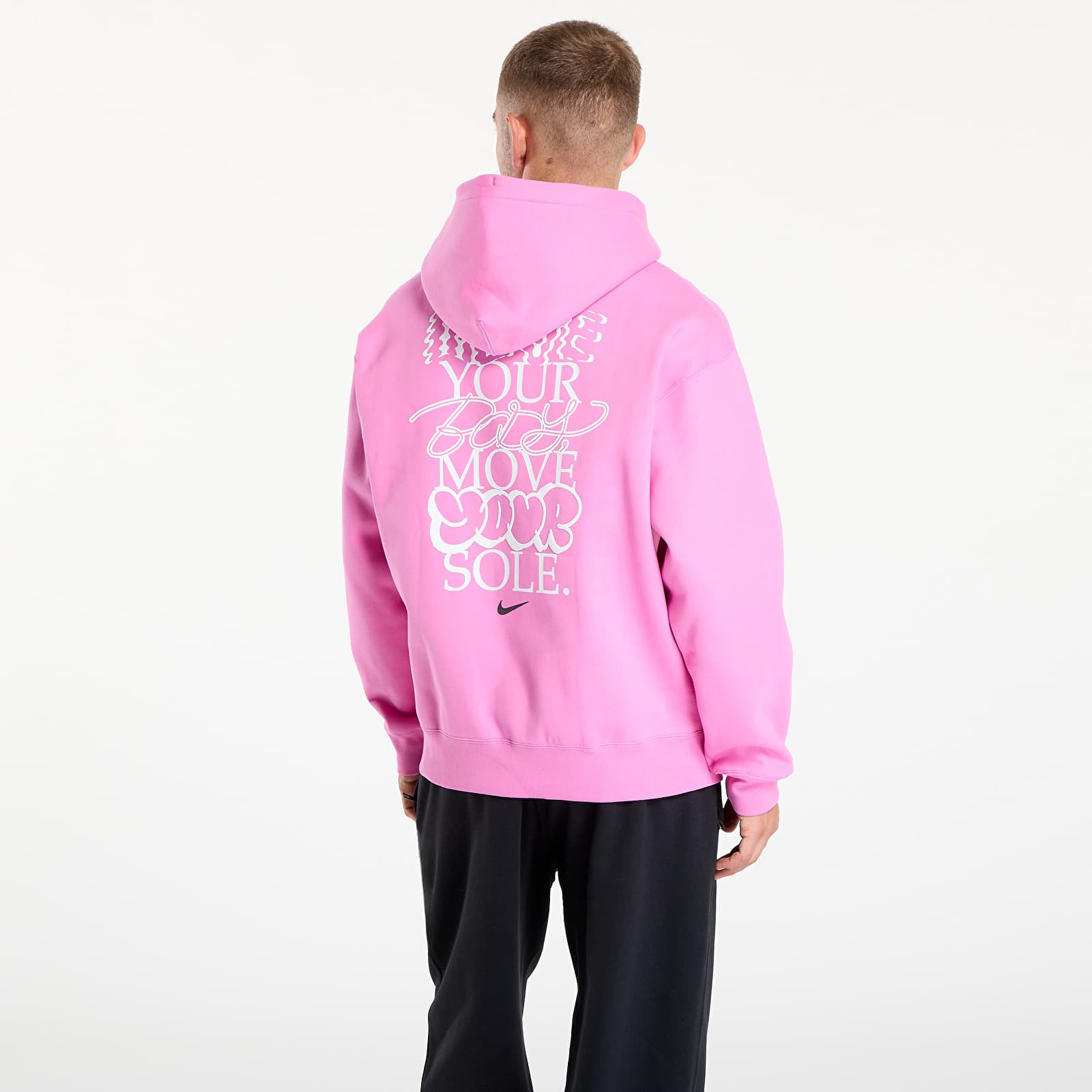 Hoodies and sweatshirts  Nike Solo Swoosh Men's Fleece Hoodie Playful Pink